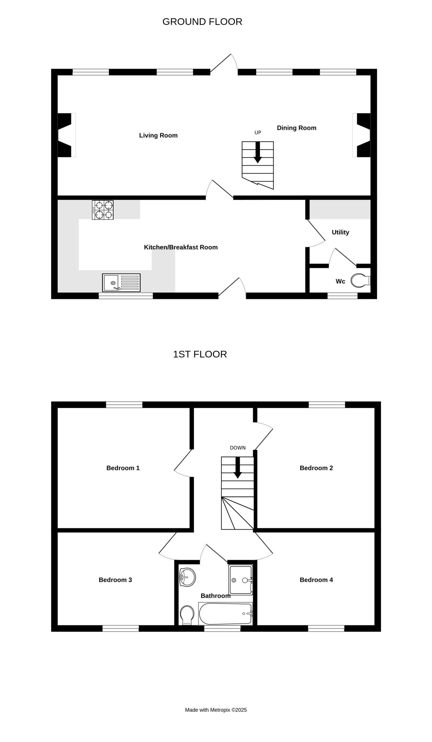 Folie Cottage, La Folie Lane, Vale floorplan