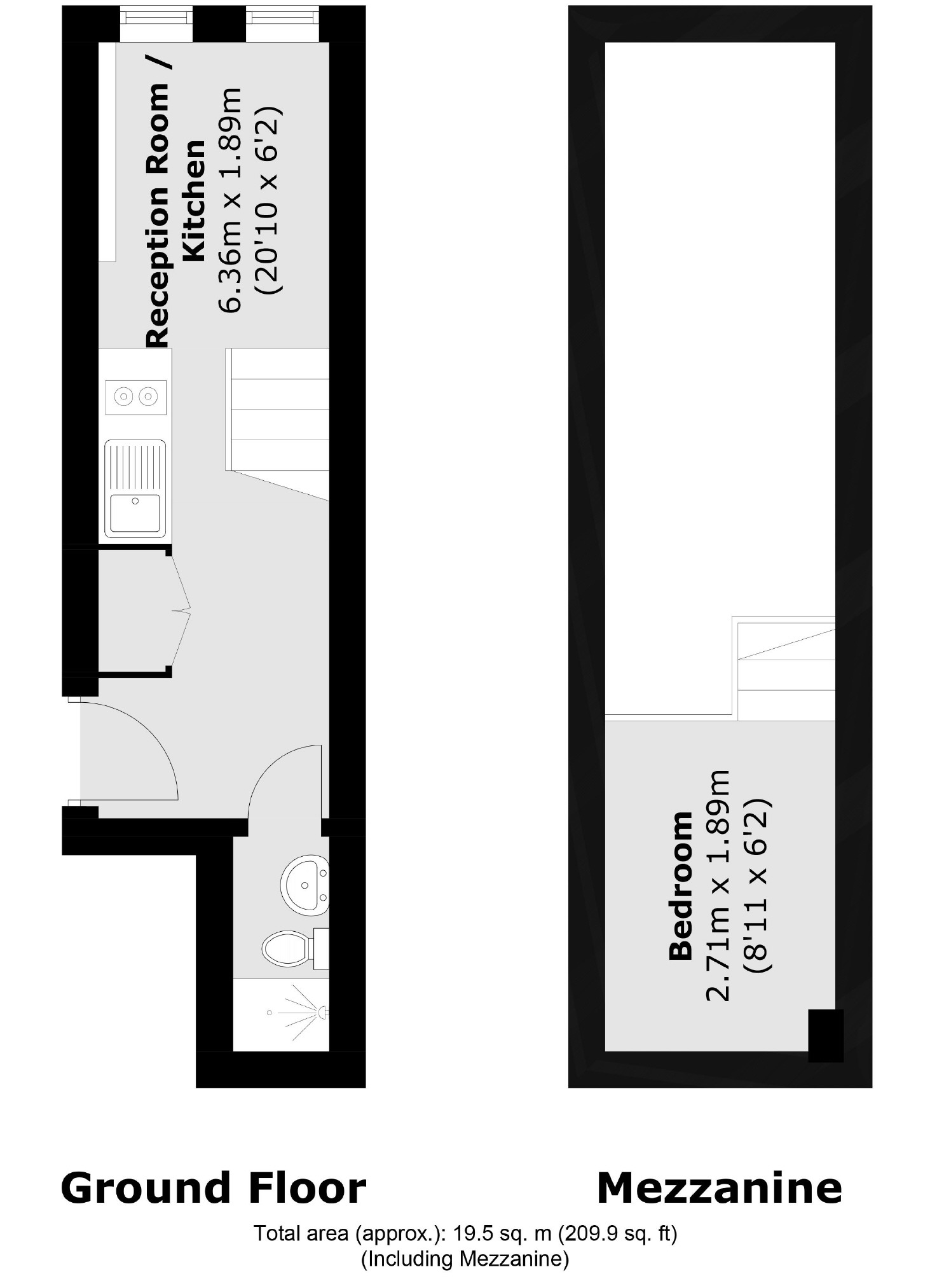Flat 2, 11, Gwendwr Road, London floorplan