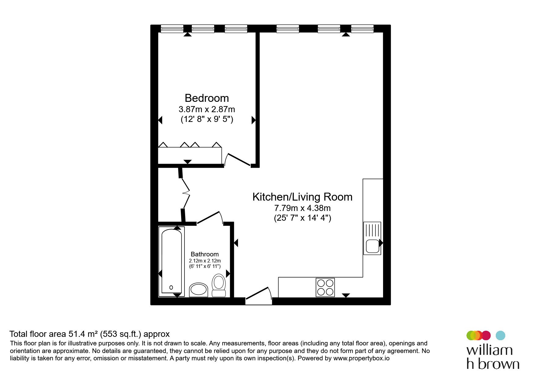 404 Mint, The Cocoa Works, Haxby Road, York floorplan