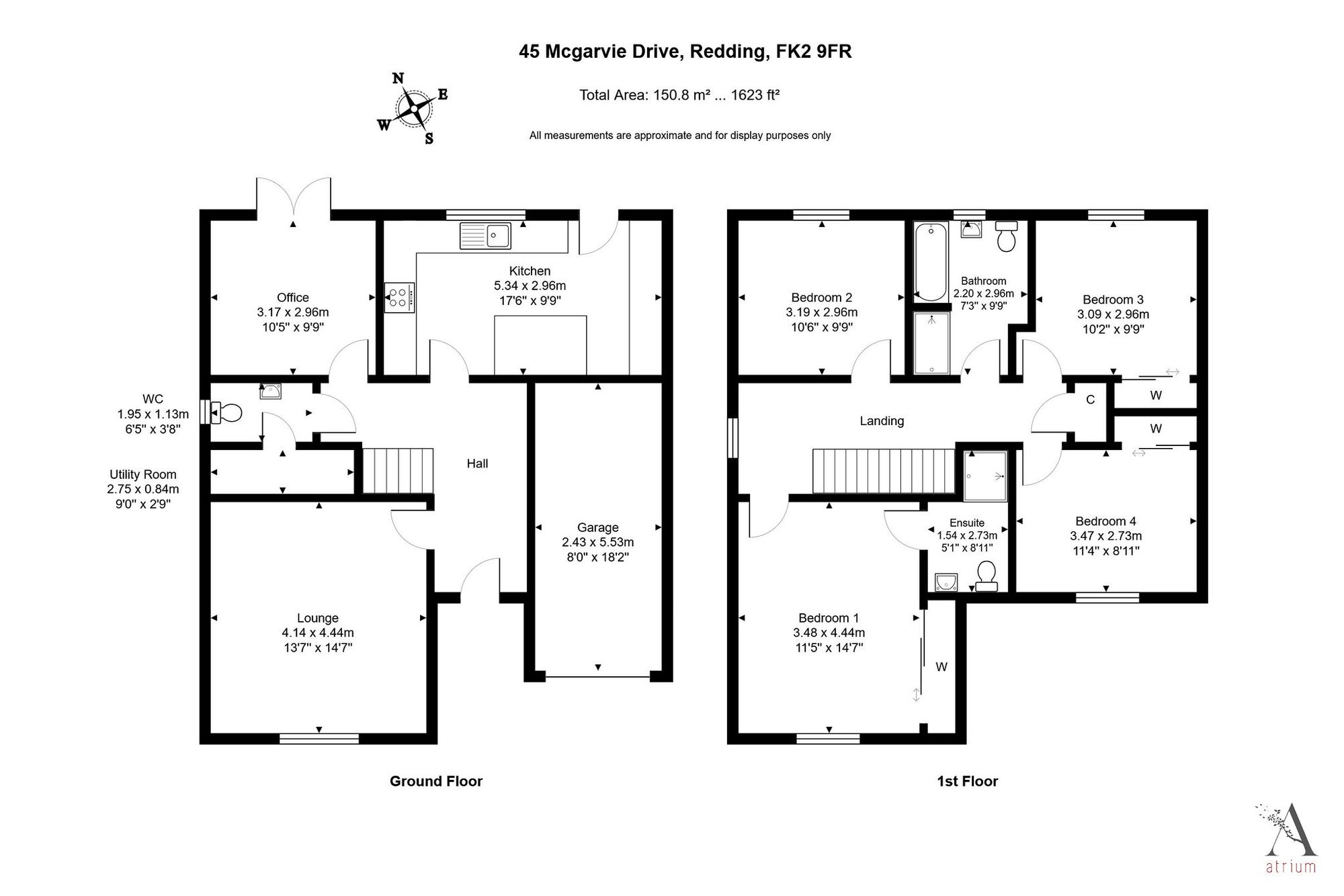45 McGarvie Drive, Falkirk floorplan