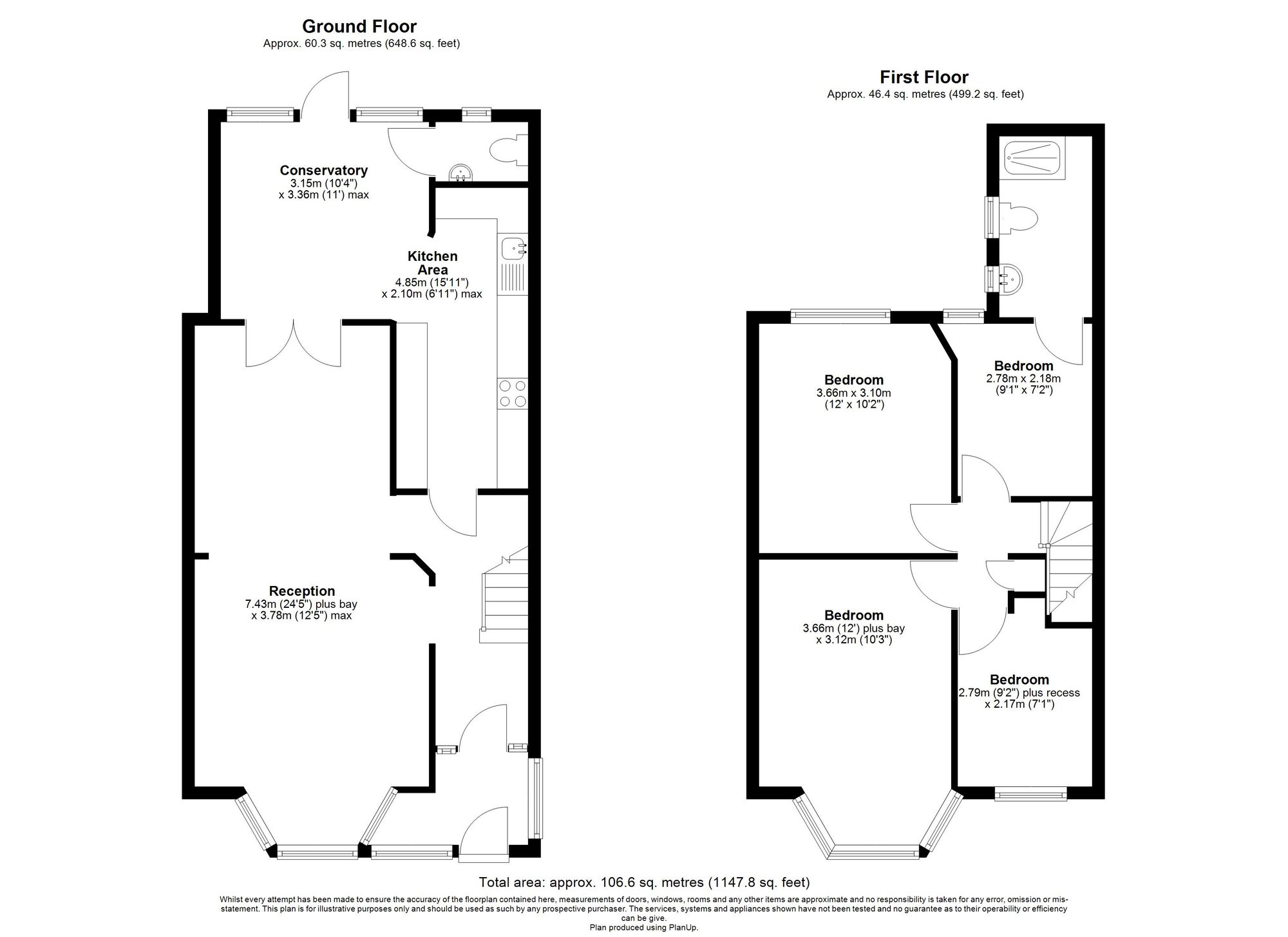 308 Balfour Road, Ilford floorplan