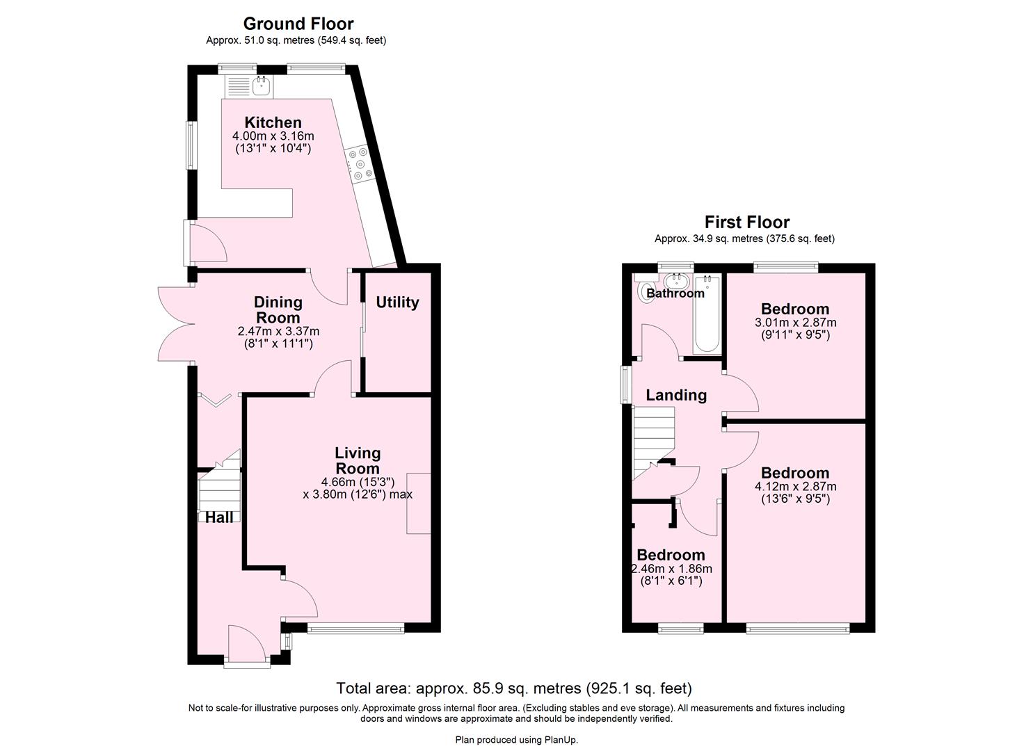 90, Middlecroft Drive, York floorplan