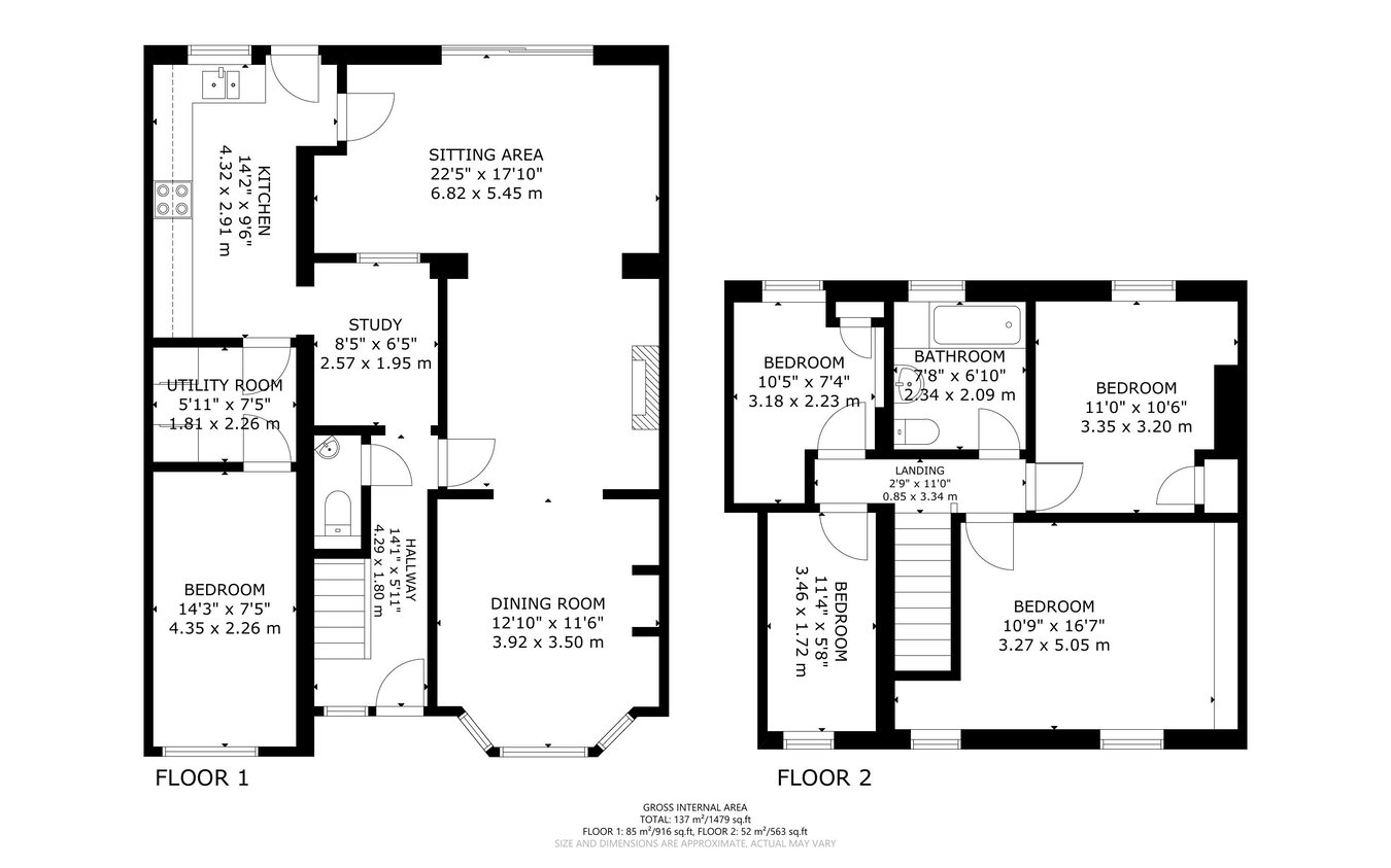 7, Albert Road, Polegate floorplan