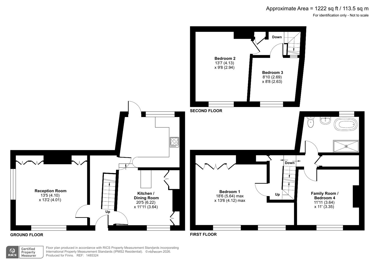 Newgate House, 13, New Street, Sandwich floorplan