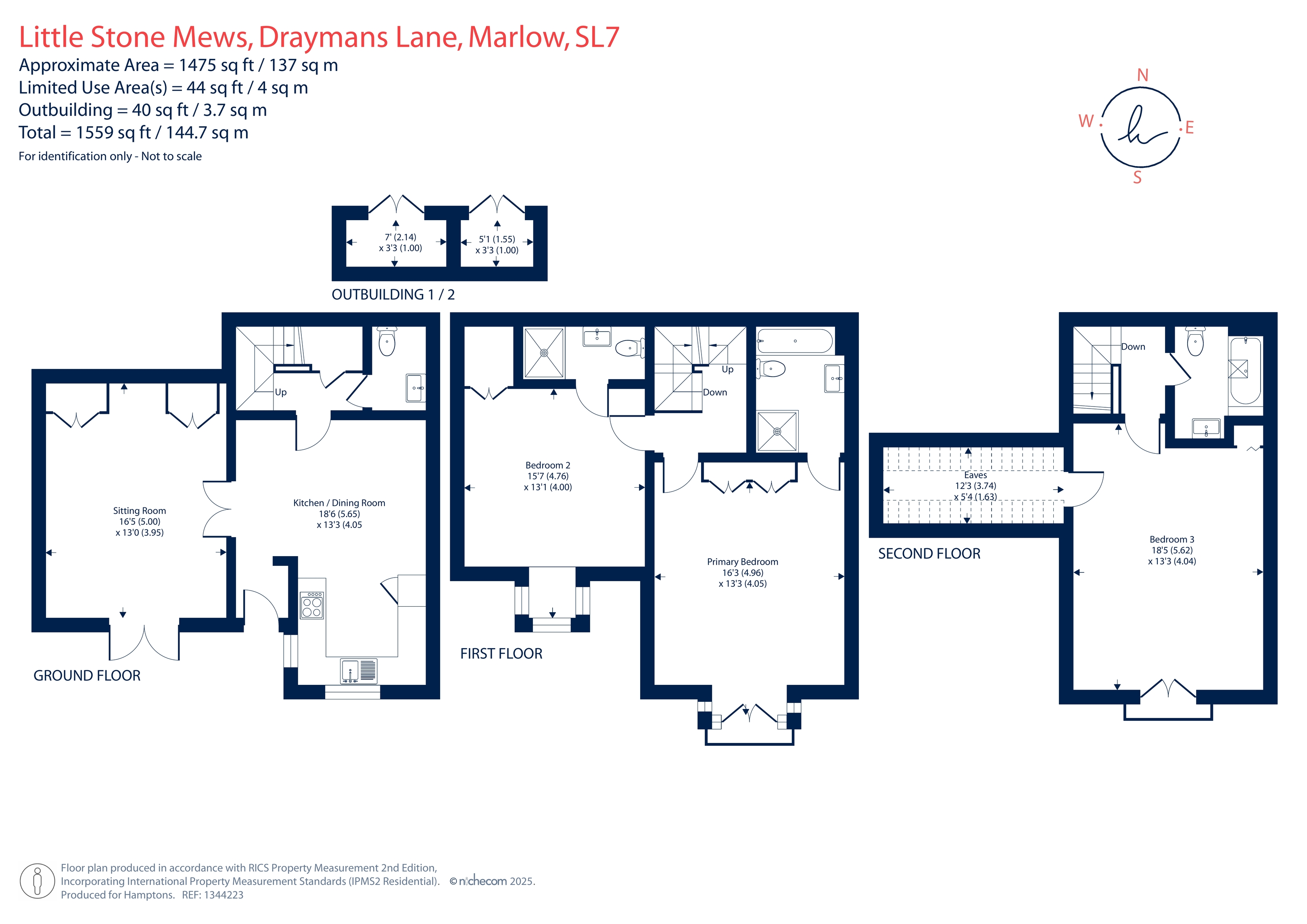 3 Little Stone Mews, Draymans Lane, Marlow floorplan
