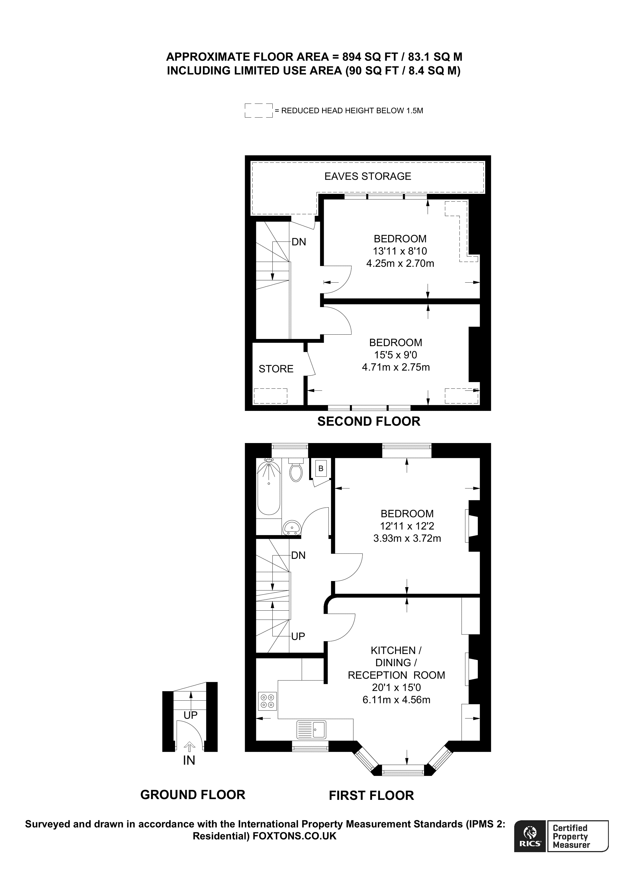 Upham Park Road, Chiswick, London W4, 3 bedroom to rent