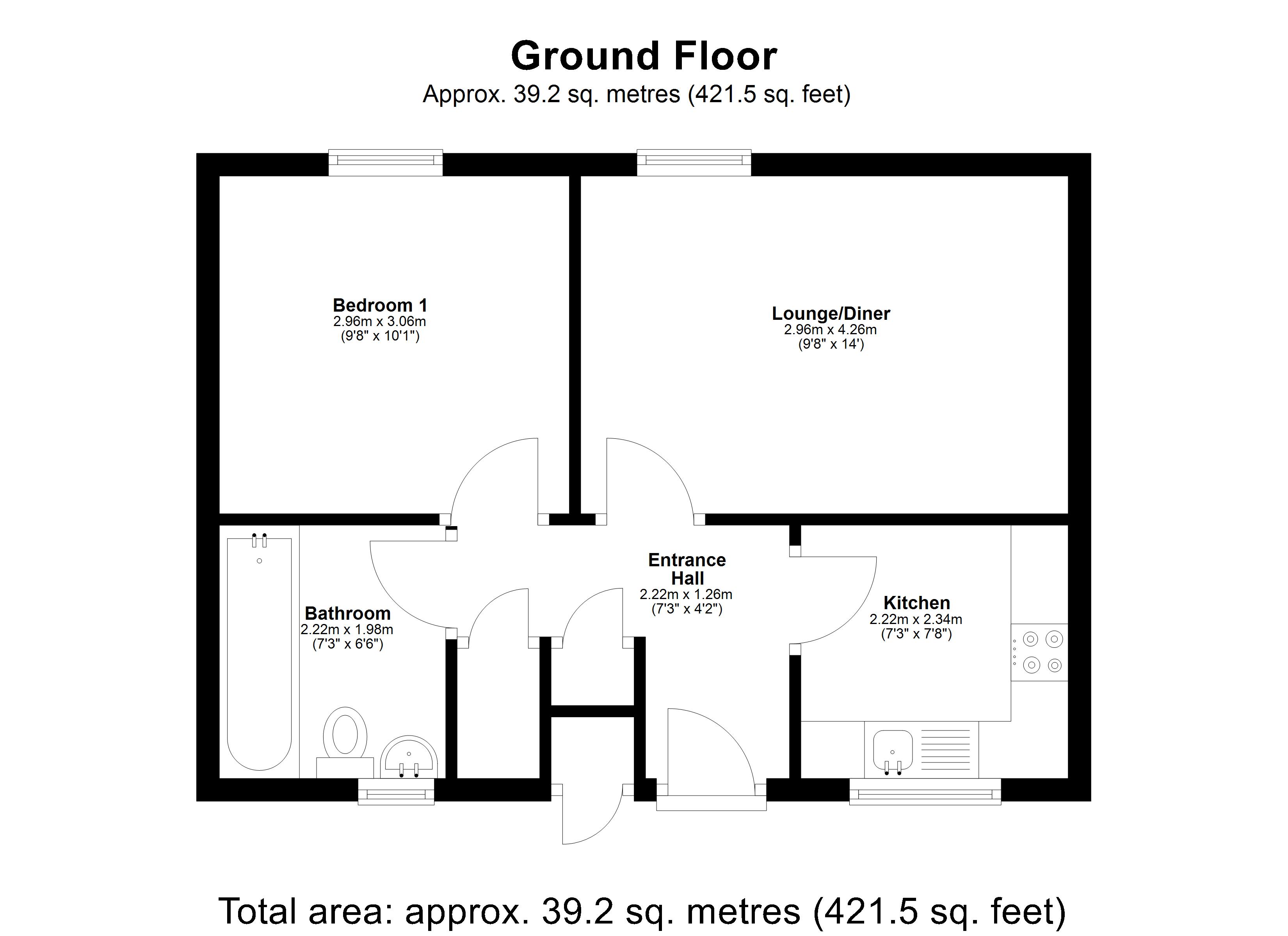 32, Buzzacott Lane, Milton Keynes floorplan