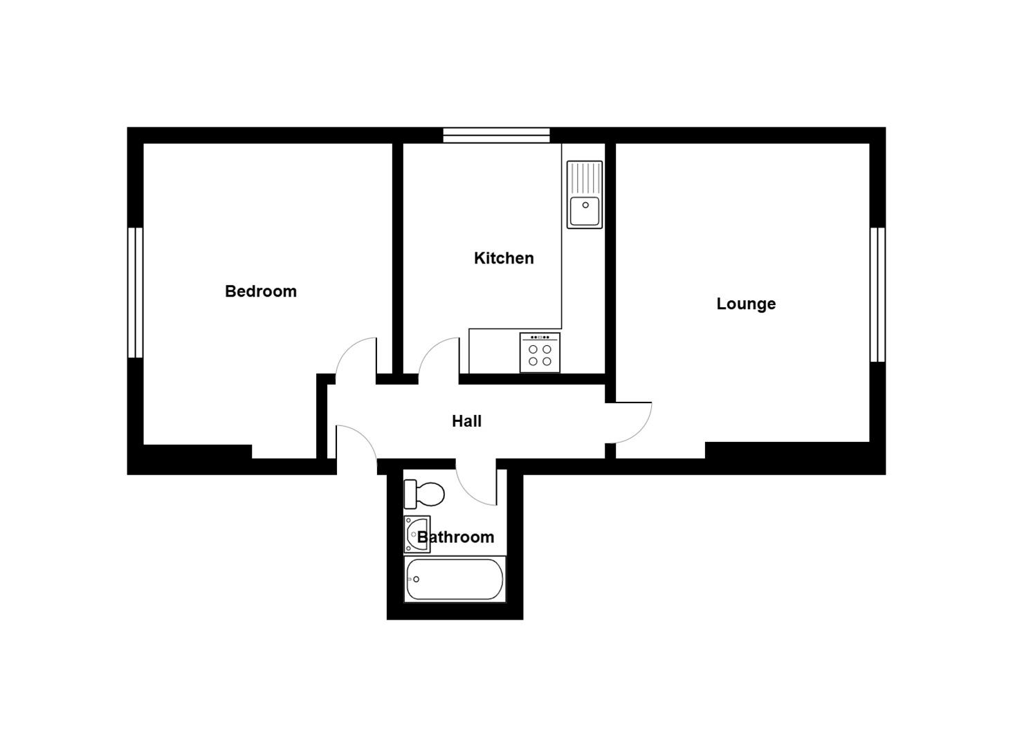 Flat 5, Steepways, Peveril Road, Swanage floorplan