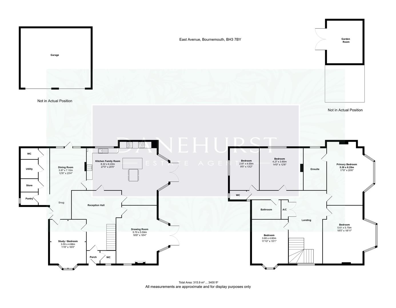 12, East Avenue, Bournemouth floorplan