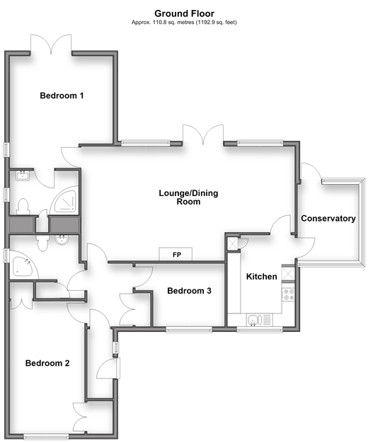 Lavinia Way, East Preston floorplan