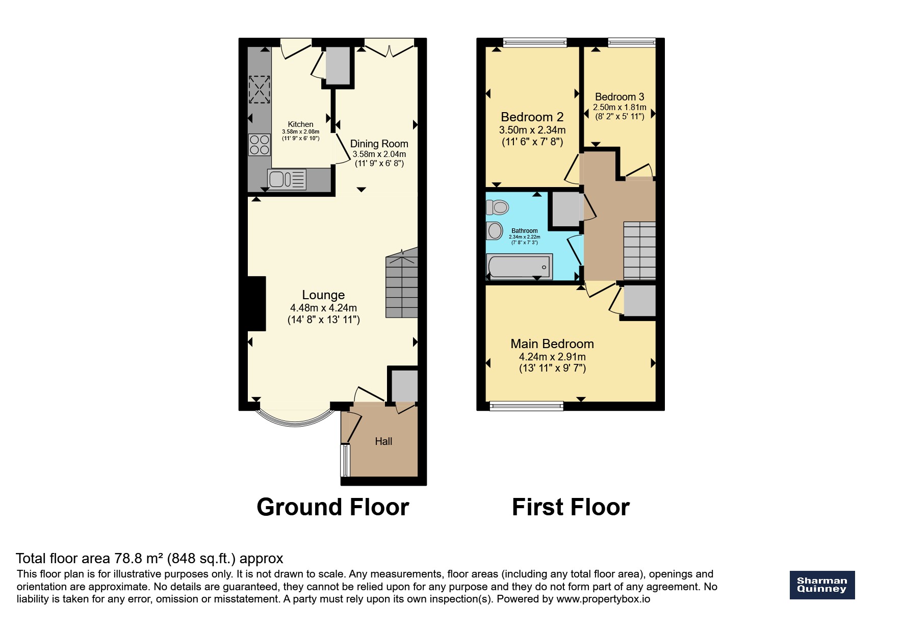 Ponds Close, Wellingborough floorplan