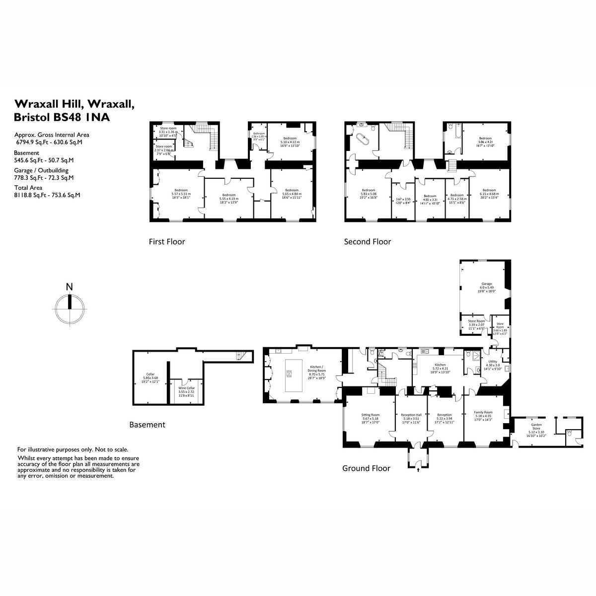 The Rectory, Wraxall Hill, Wraxall, Bristol floorplan