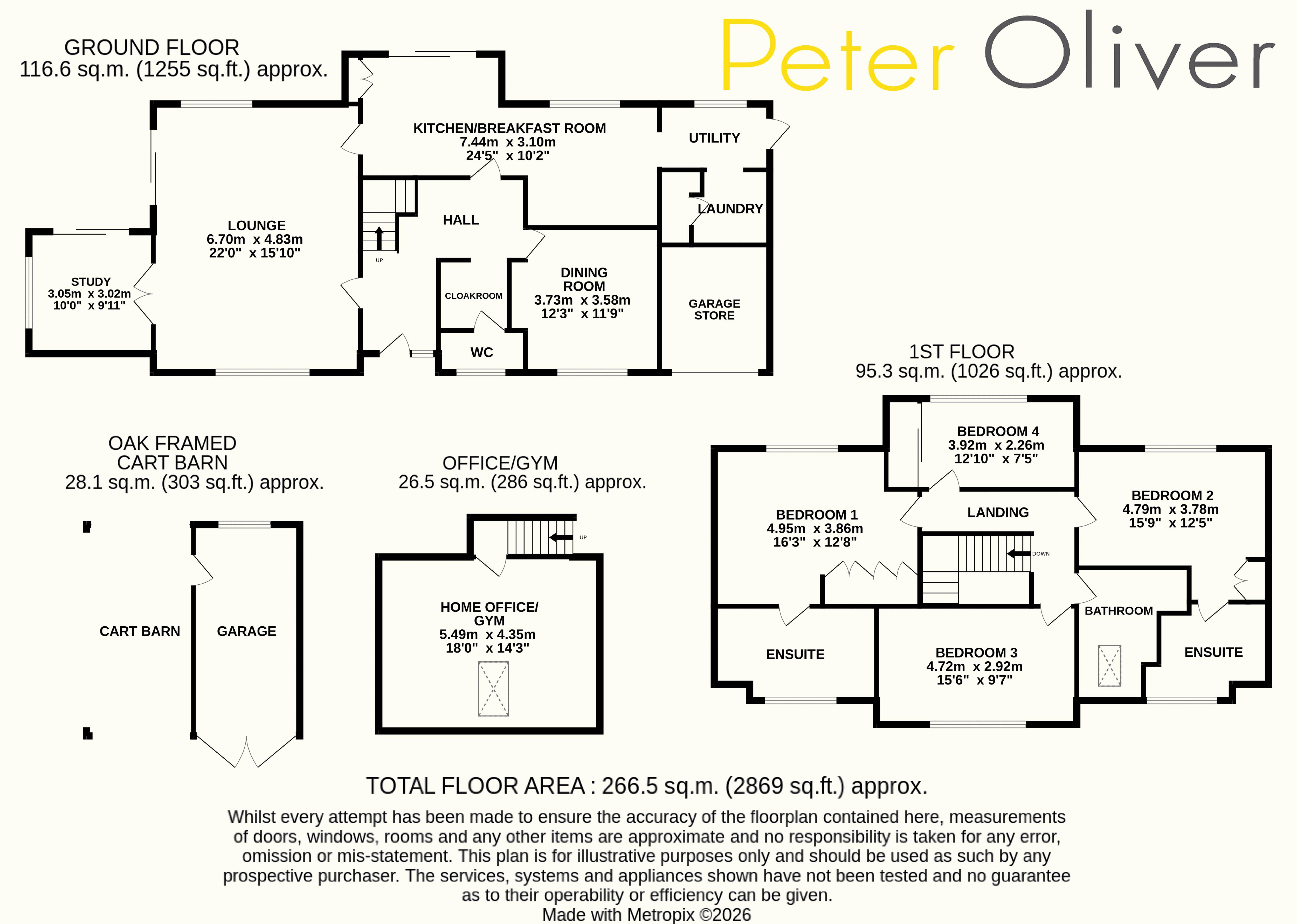 Hillside, St. Johns Close, Crowborough floorplan