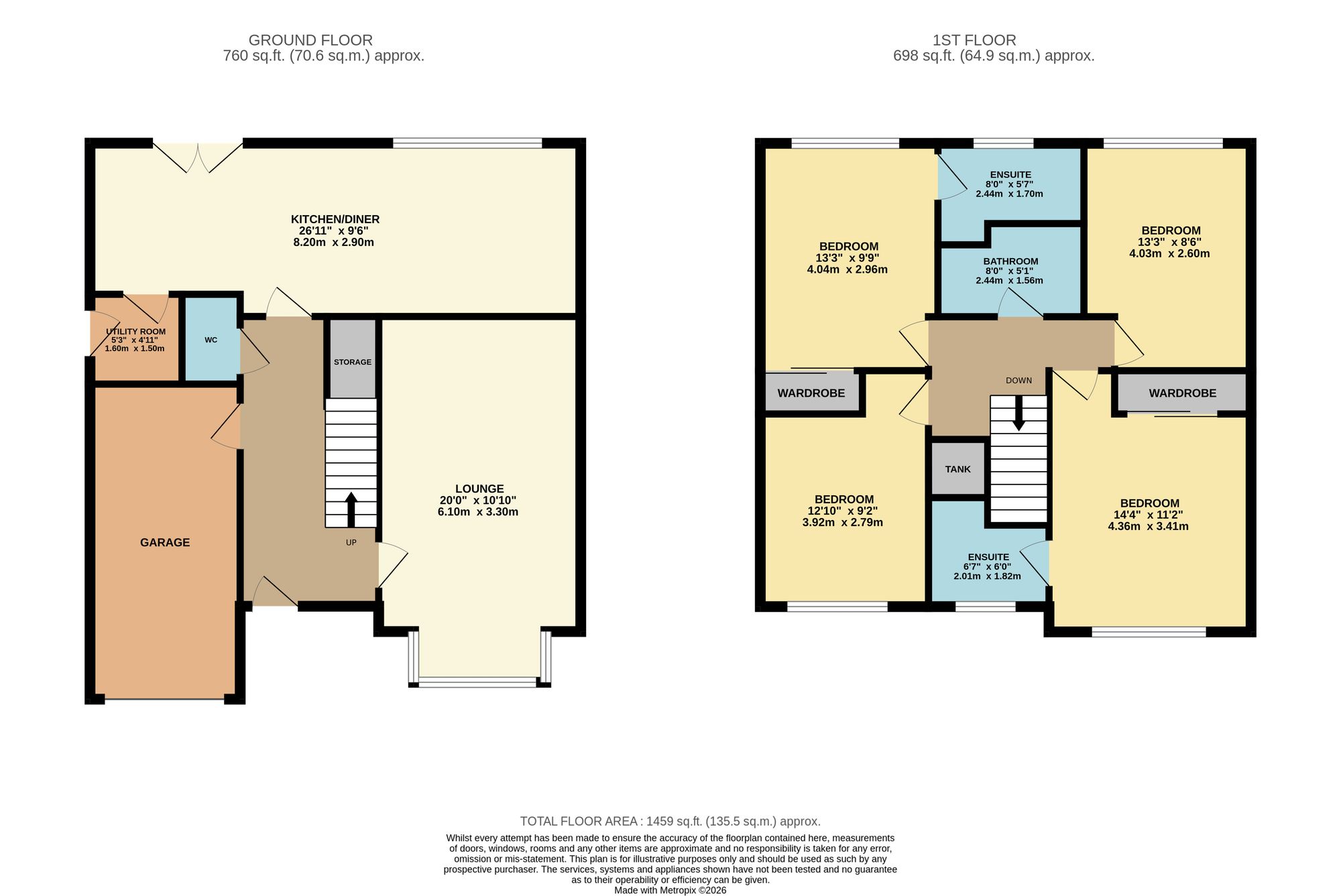 27 The Grange, Bolton floorplan