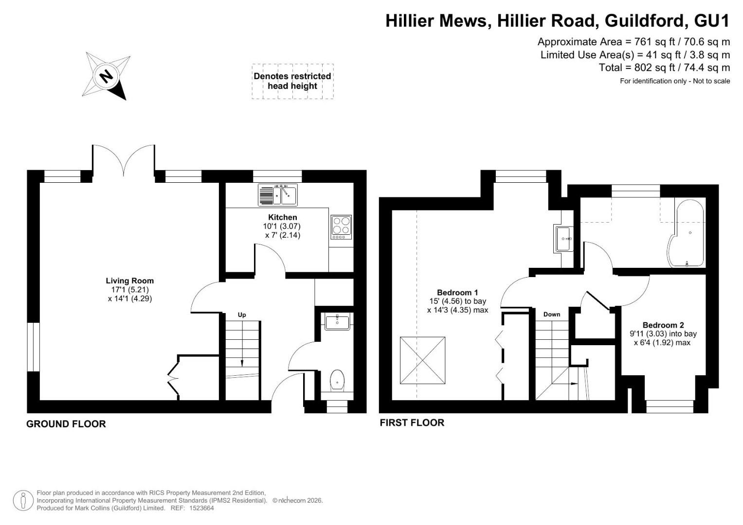 12 Hillier Mews, Hillier Road, Guildford floorplan