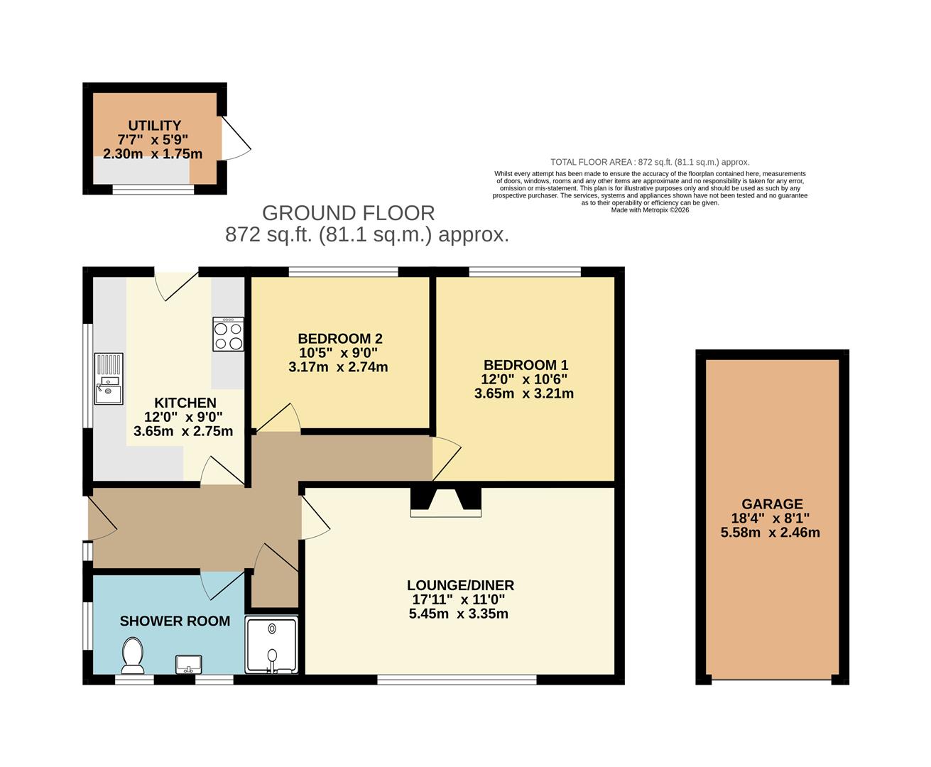 55, Chestnut Drive, Brixham floorplan