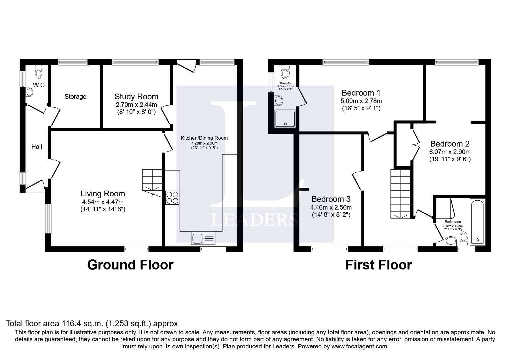 10, Culford Walk, Felixstowe floorplan