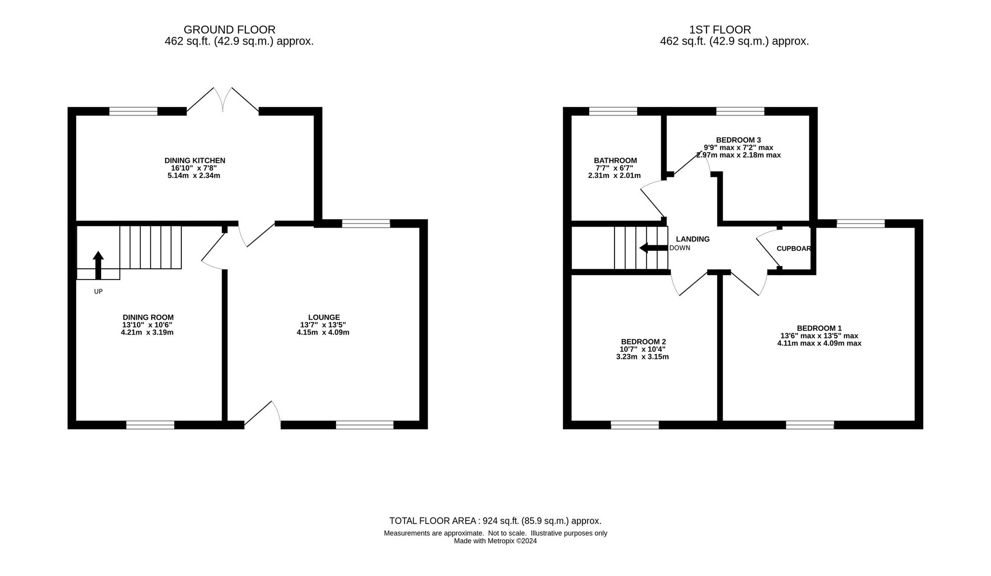 3 Varden Town Cottages, Macclesfield floorplan