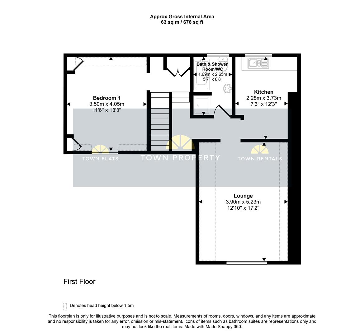 Flat 4, 87, Enys Road, Eastbourne floorplan