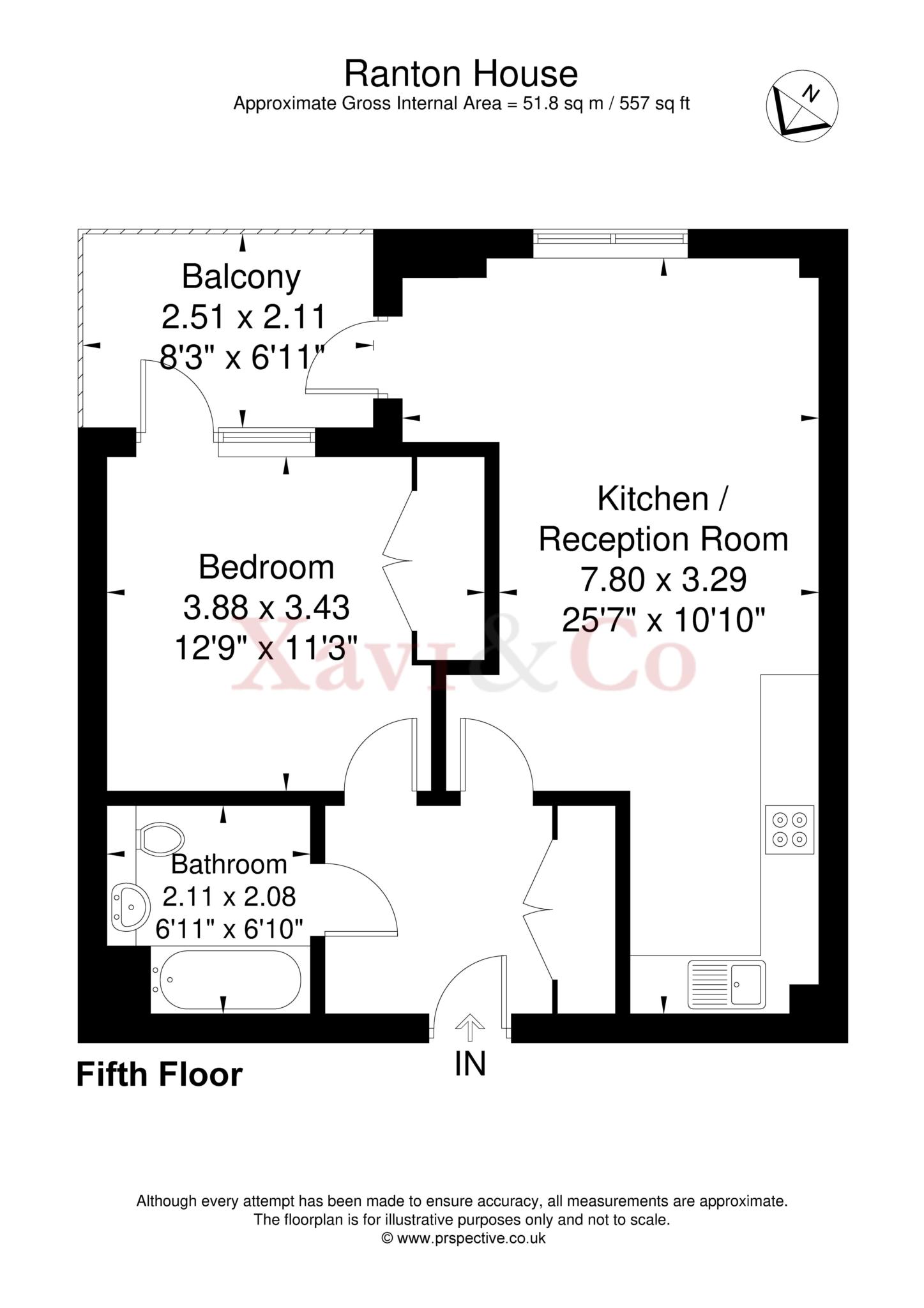 39 Ranton House, Commerce Road, Brentford floorplan