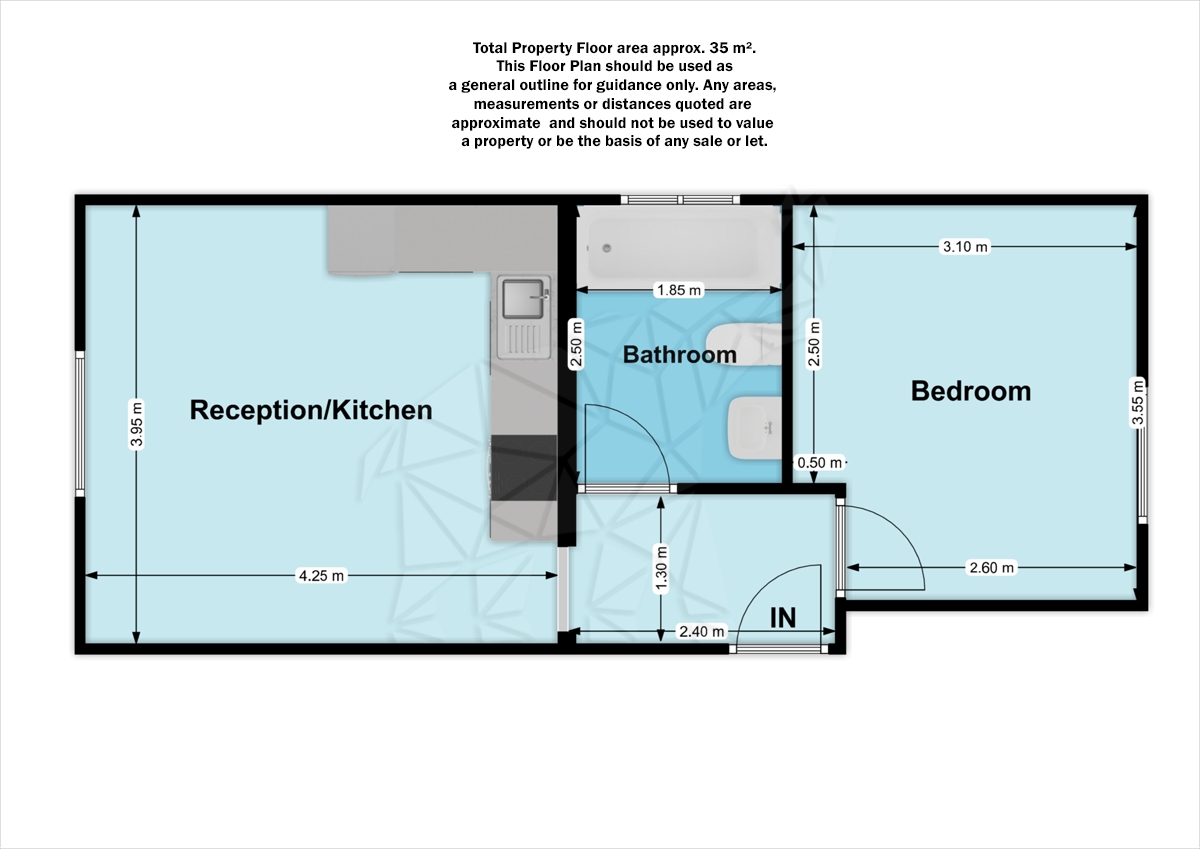 Flat 3 77, Brondesbury Road, London floorplan
