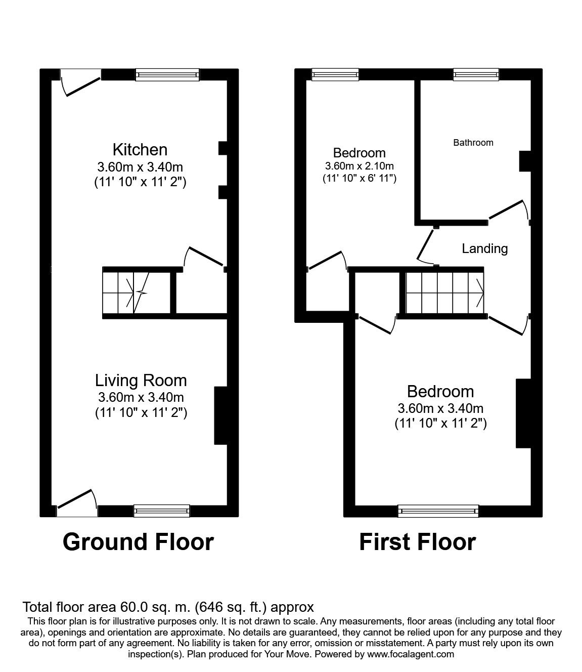 2 Bedrooms  to rent in Spencer Street, Lincoln LN5