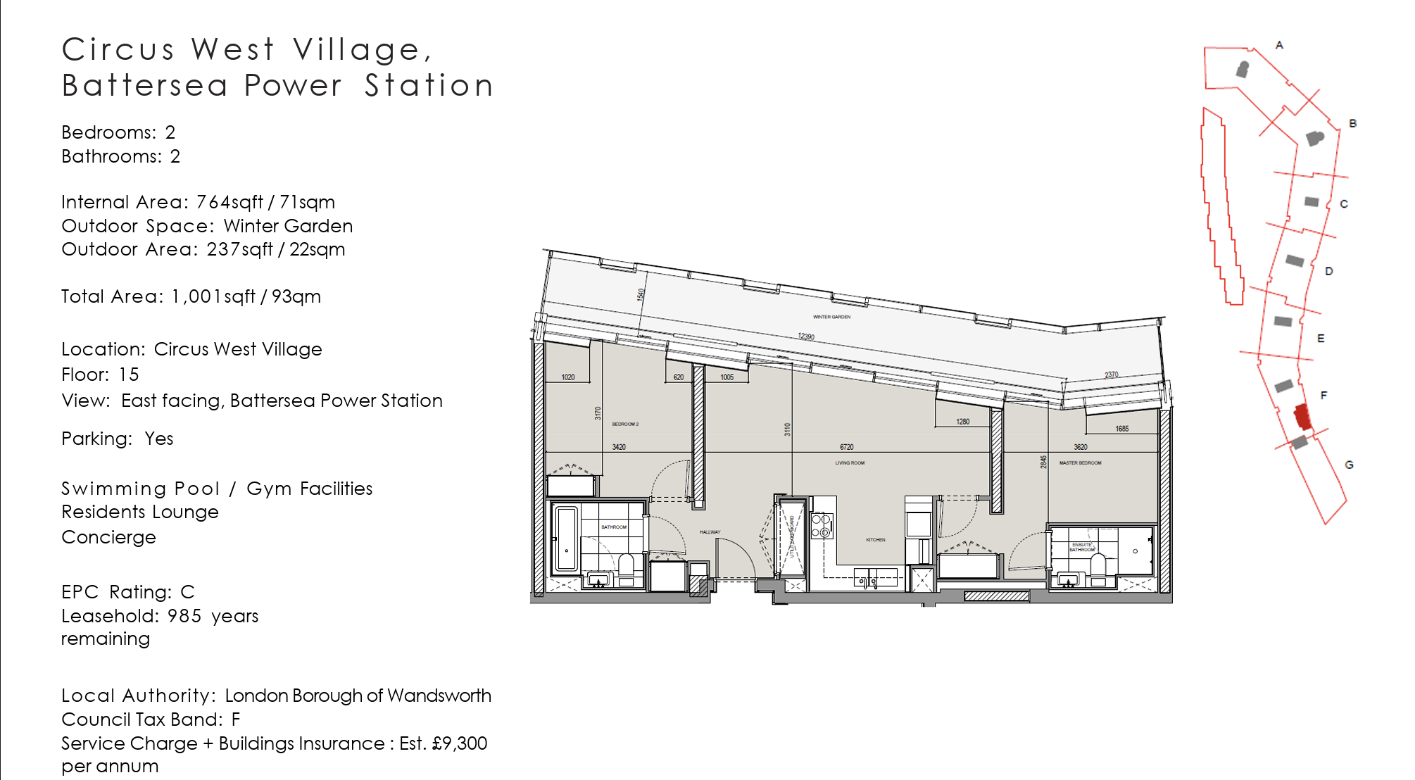 Battersea Power Station, Battersea Power Station, Flatgate, Circus Road West, London floorplan