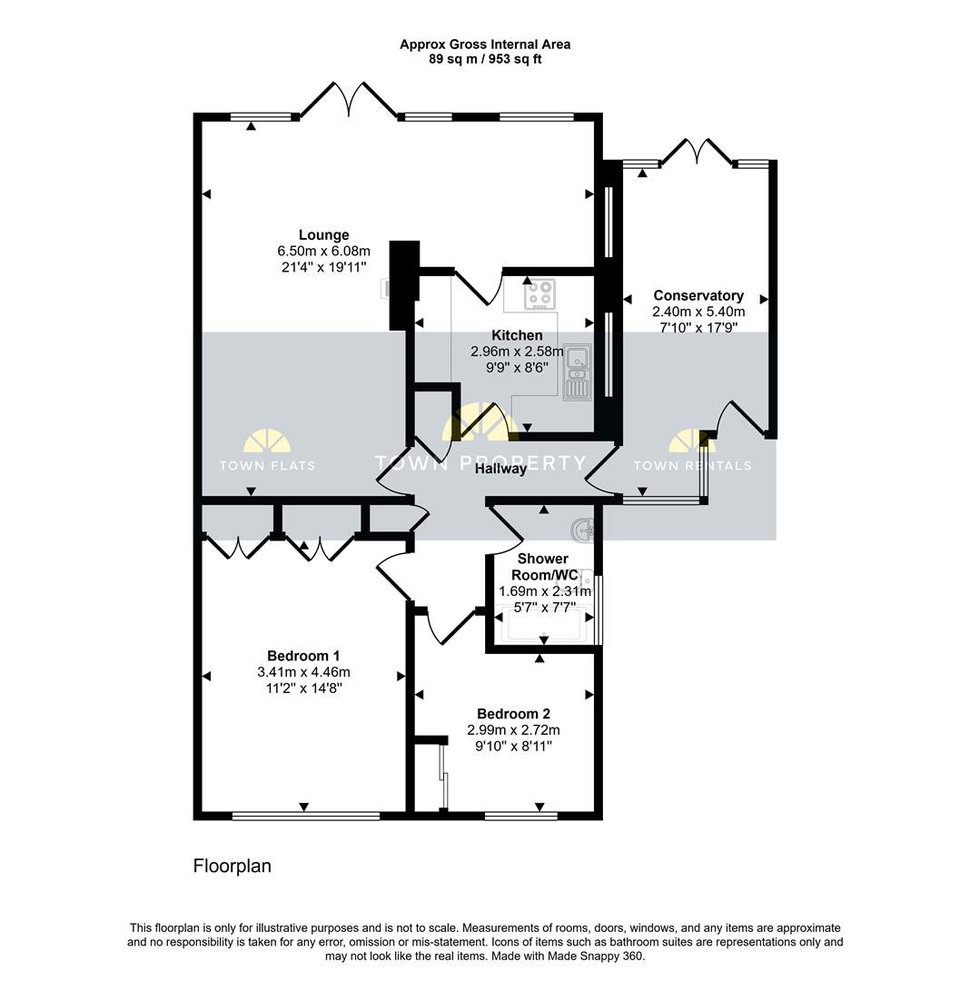25, Rodmill Drive, Eastbourne floorplan
