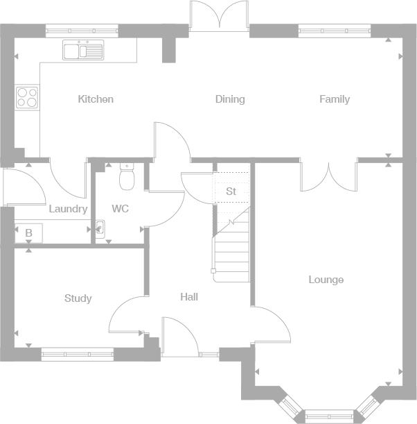 4 Bedrooms Detached house for sale in 