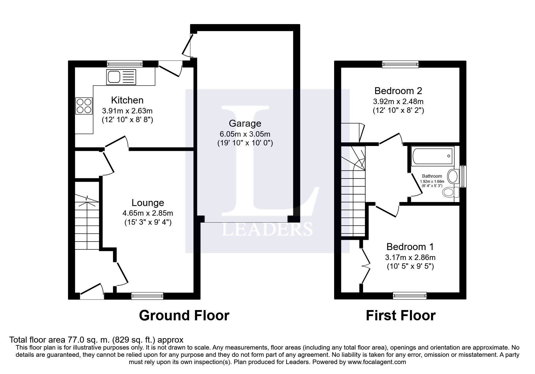 134, Magennis Close, Gosport floorplan
