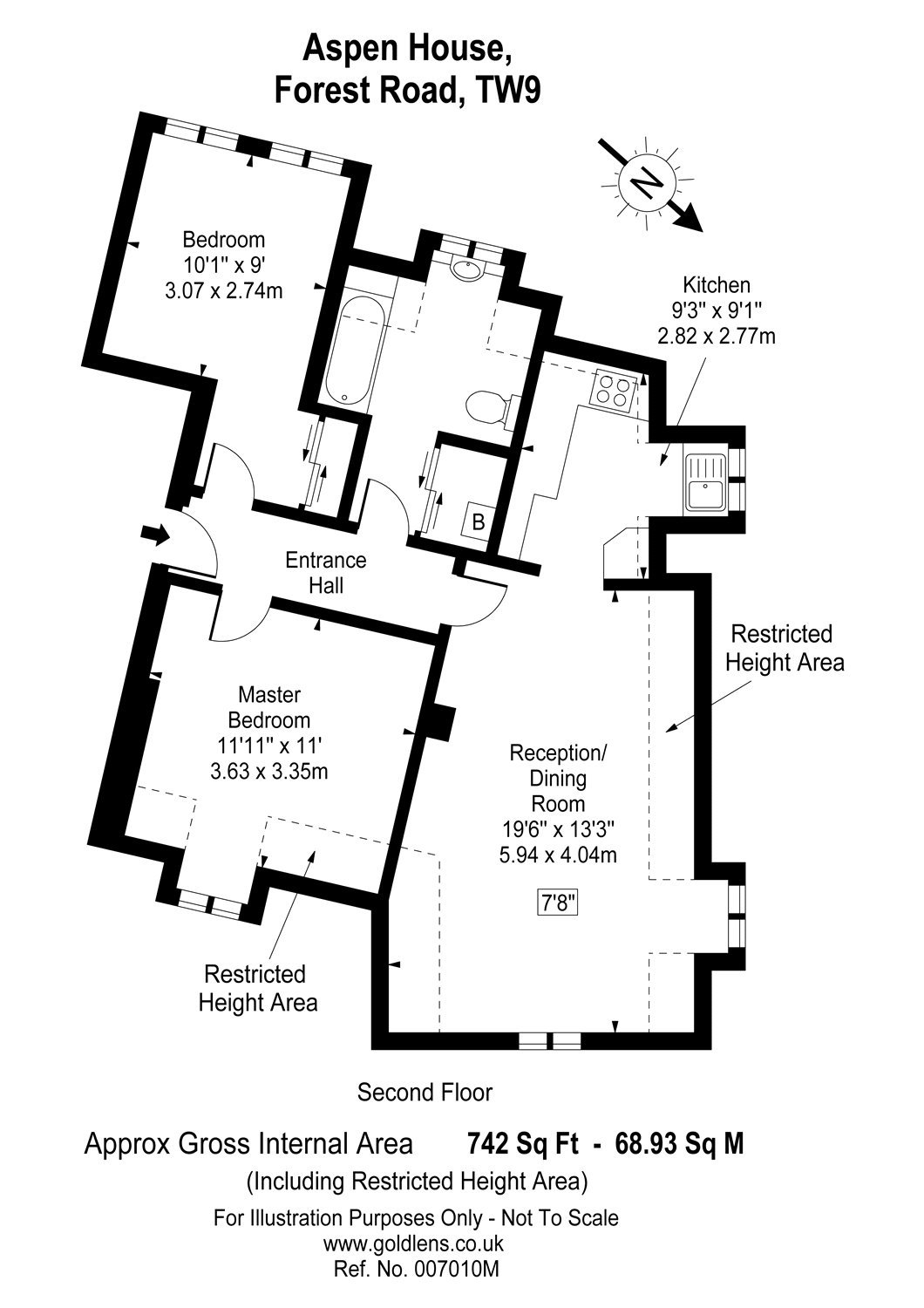 2 Bedrooms Flat to rent in Aspen House, 1 Forest Road, Richmond, Surrey TW9