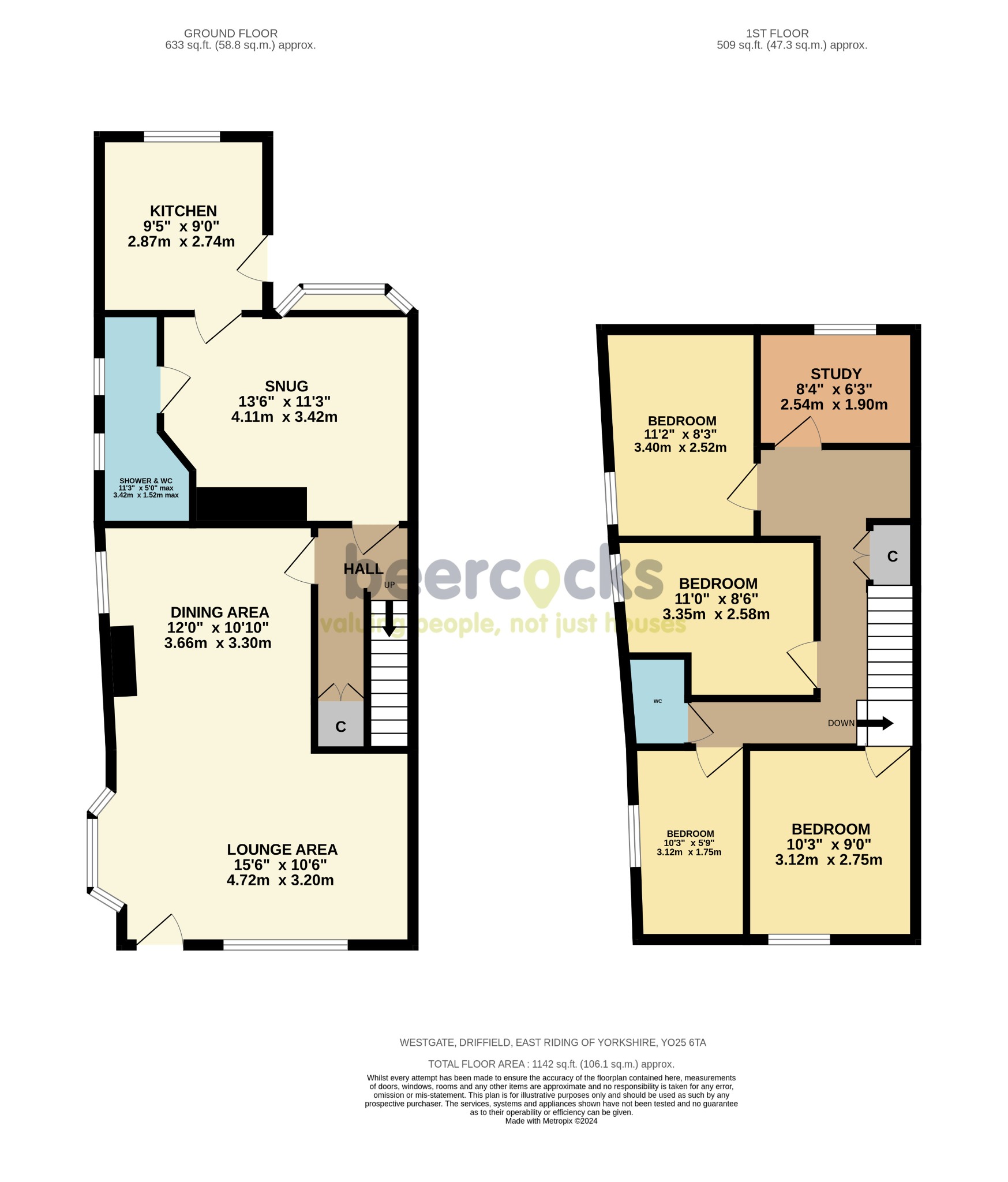75, Westgate, Driffield floorplan