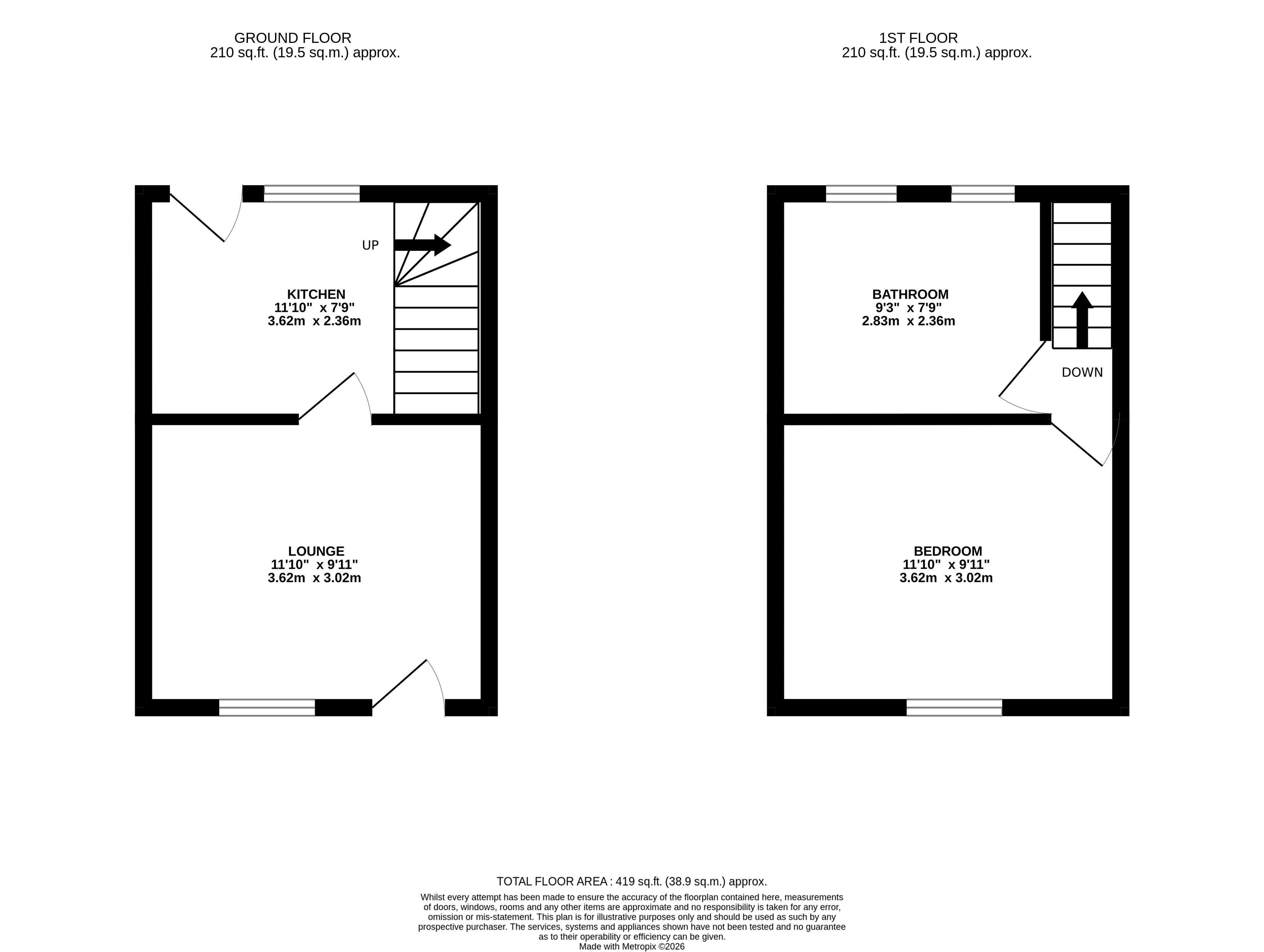 Meads Street, Eastbourne floorplan