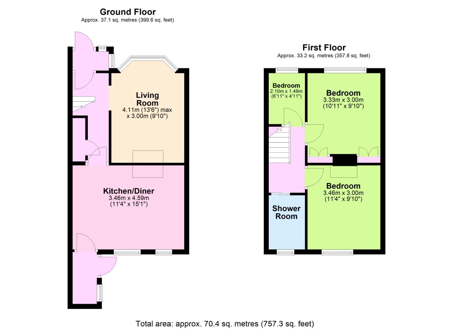 17, Myrtle Road, Lancing floorplan