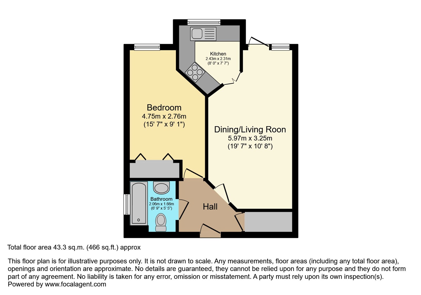 1, Saxon Court, Hitchin floorplan