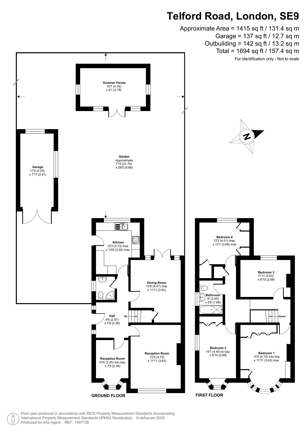 51, Telford Road, London floorplan