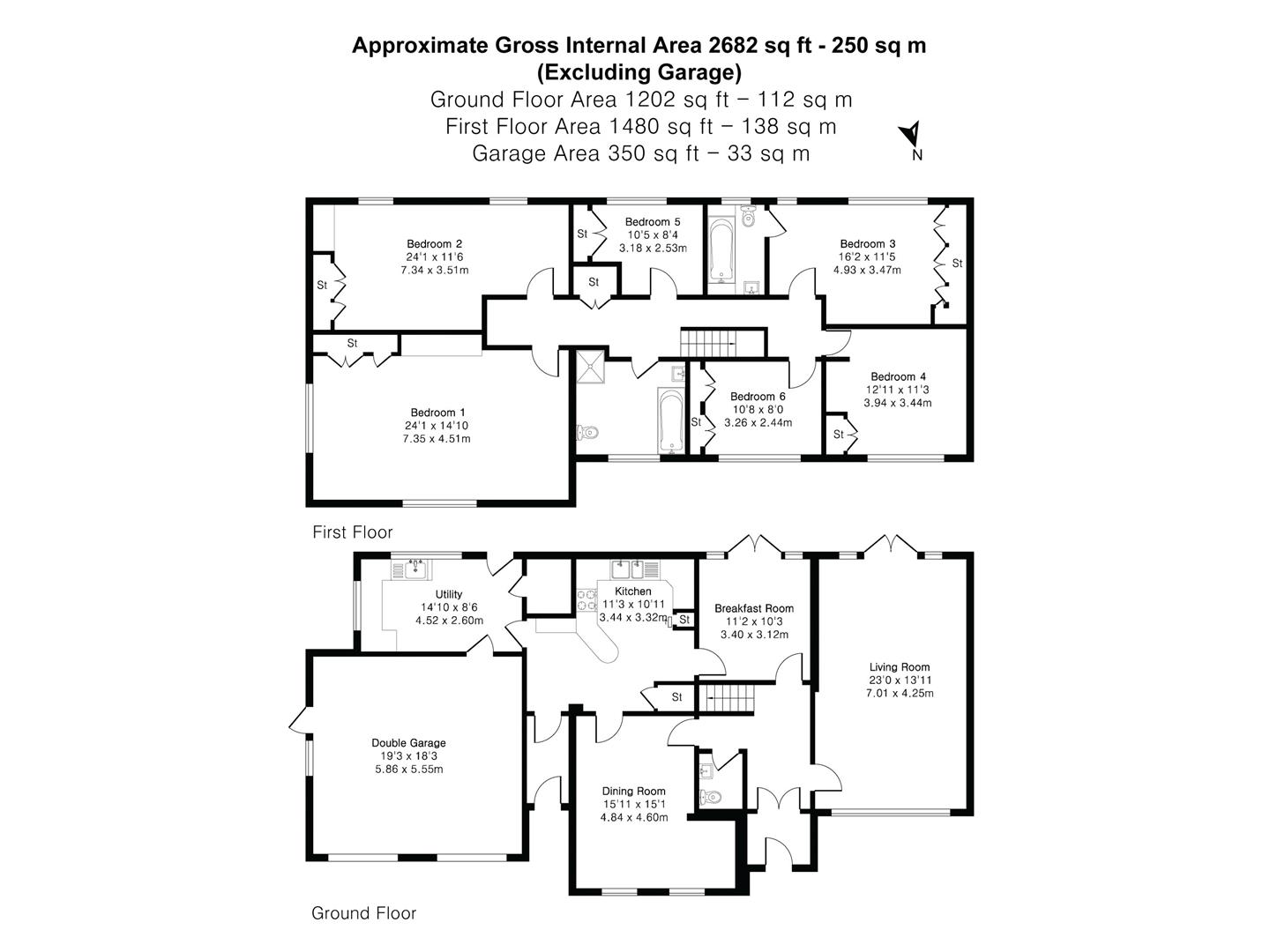 Whinton House, Ickleton Road, Elmdon floorplan