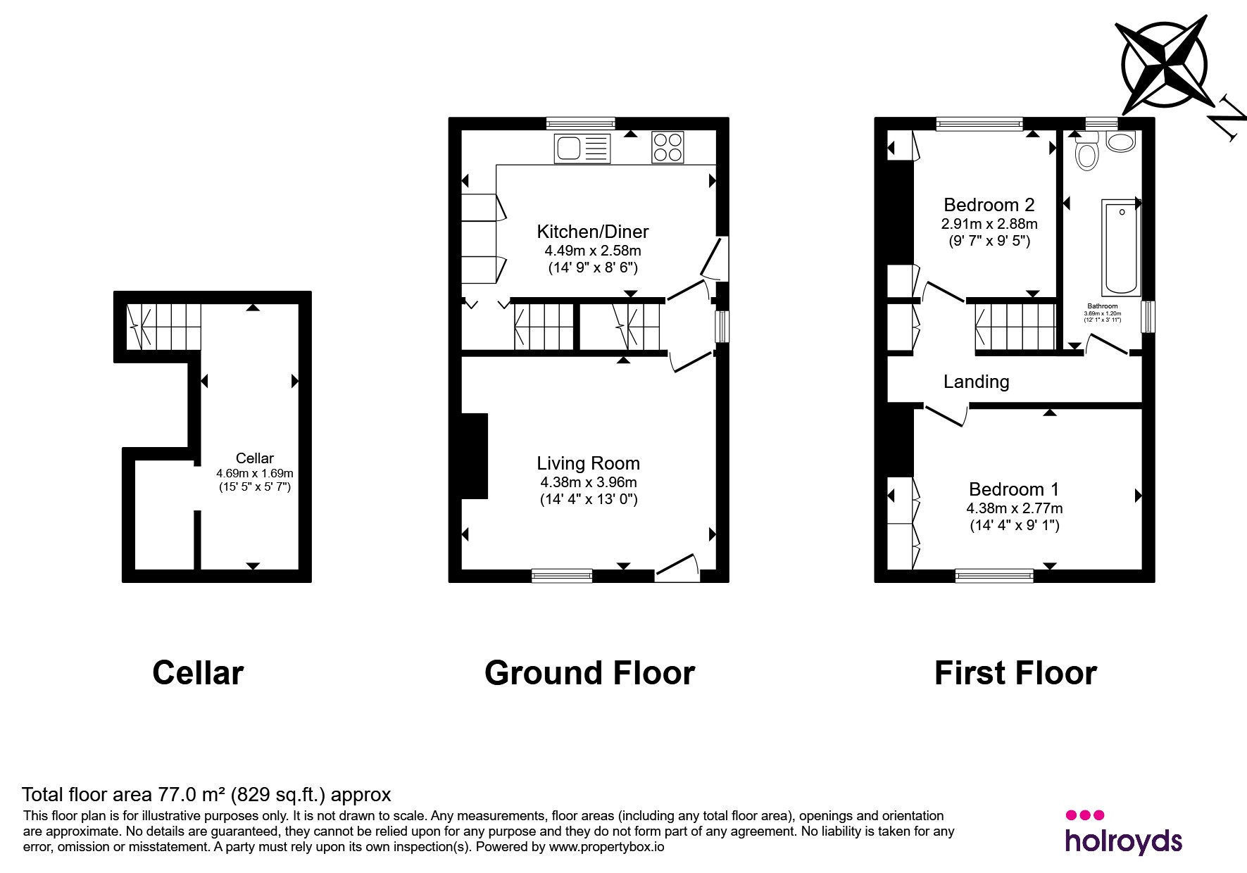 5, Mill Banks, Keighley floorplan