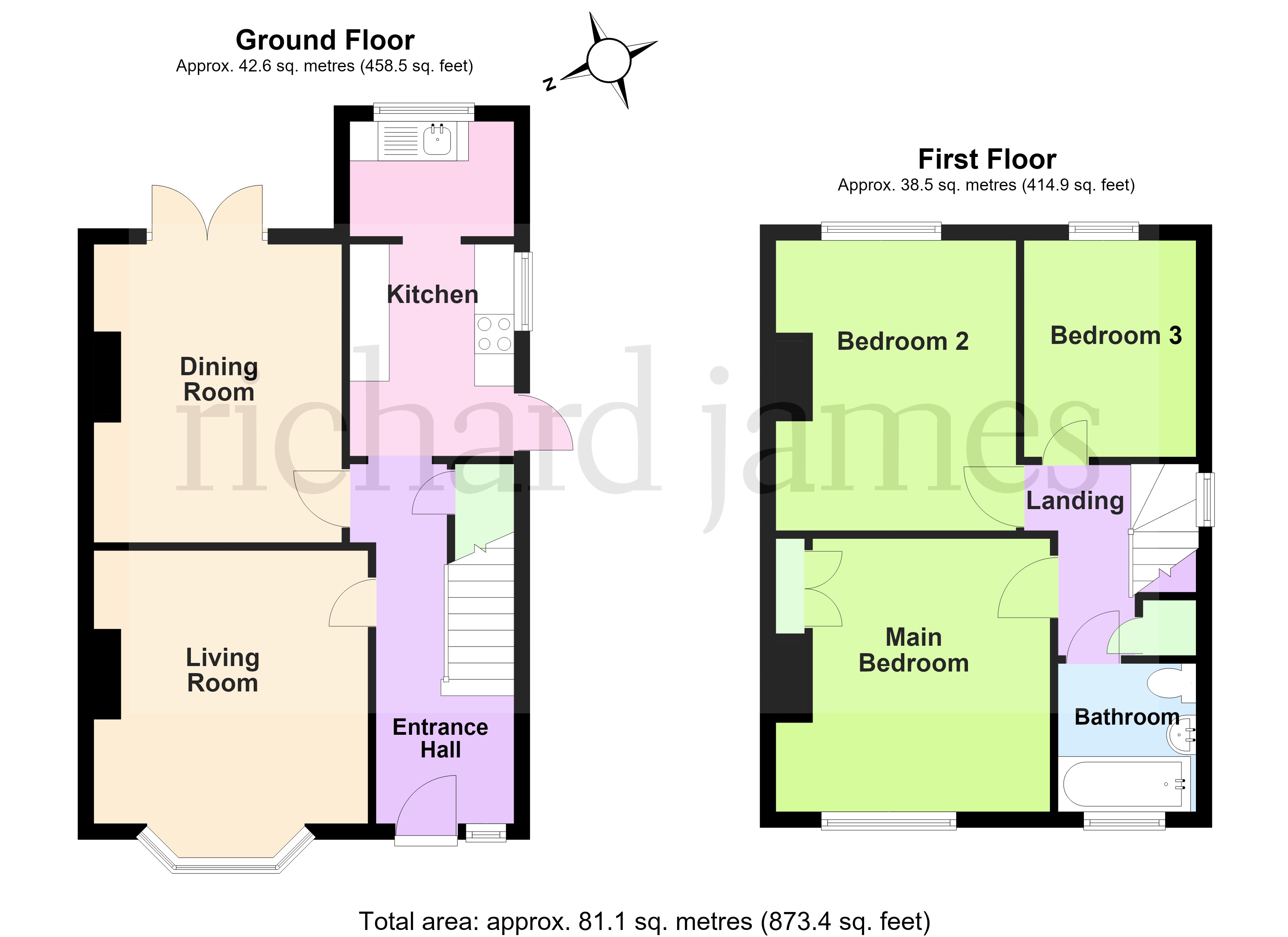 6, George Street, Higham Ferrers floorplan
