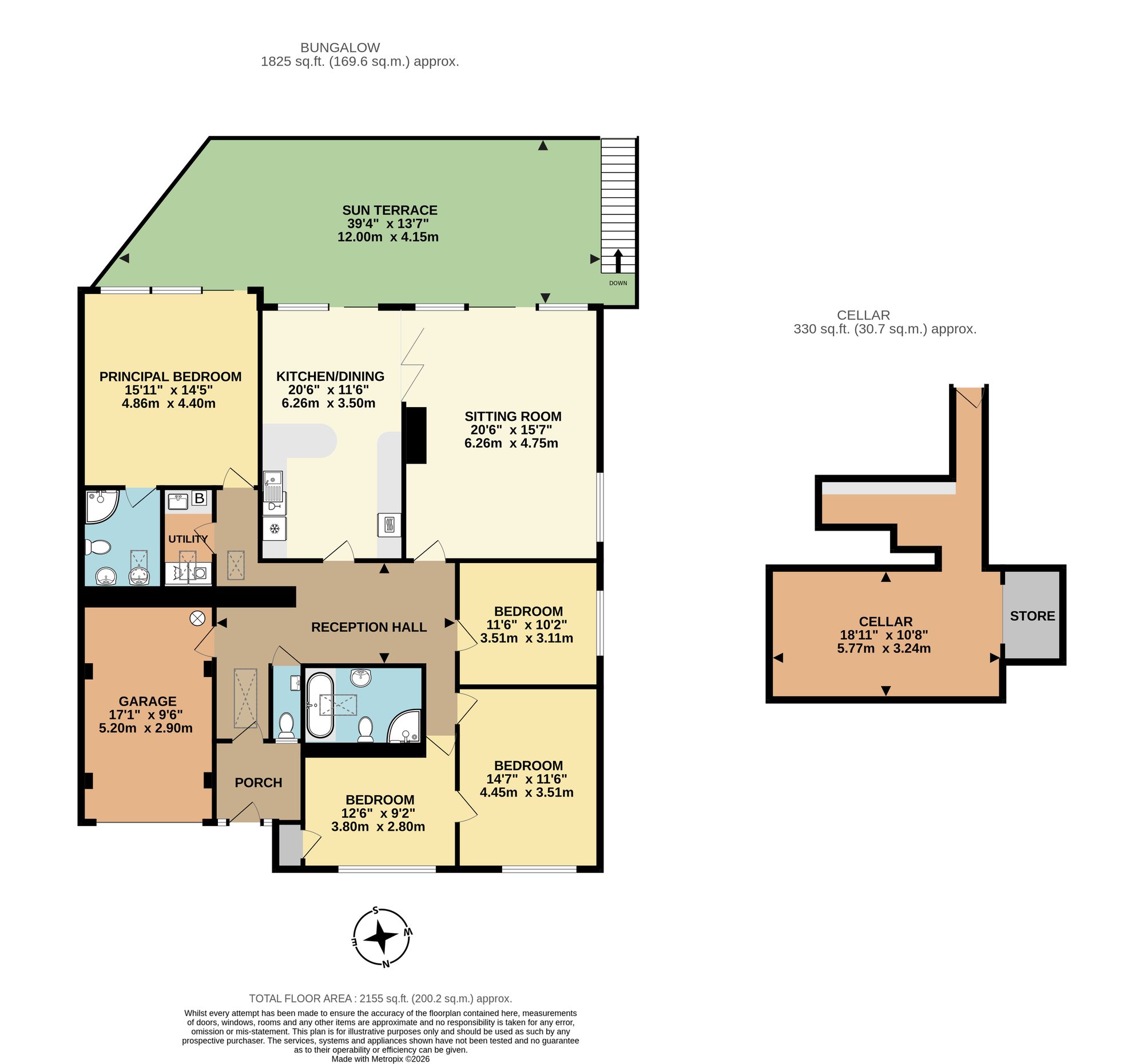 Endcliffe, 6 Whidborne Close, Torquay floorplan