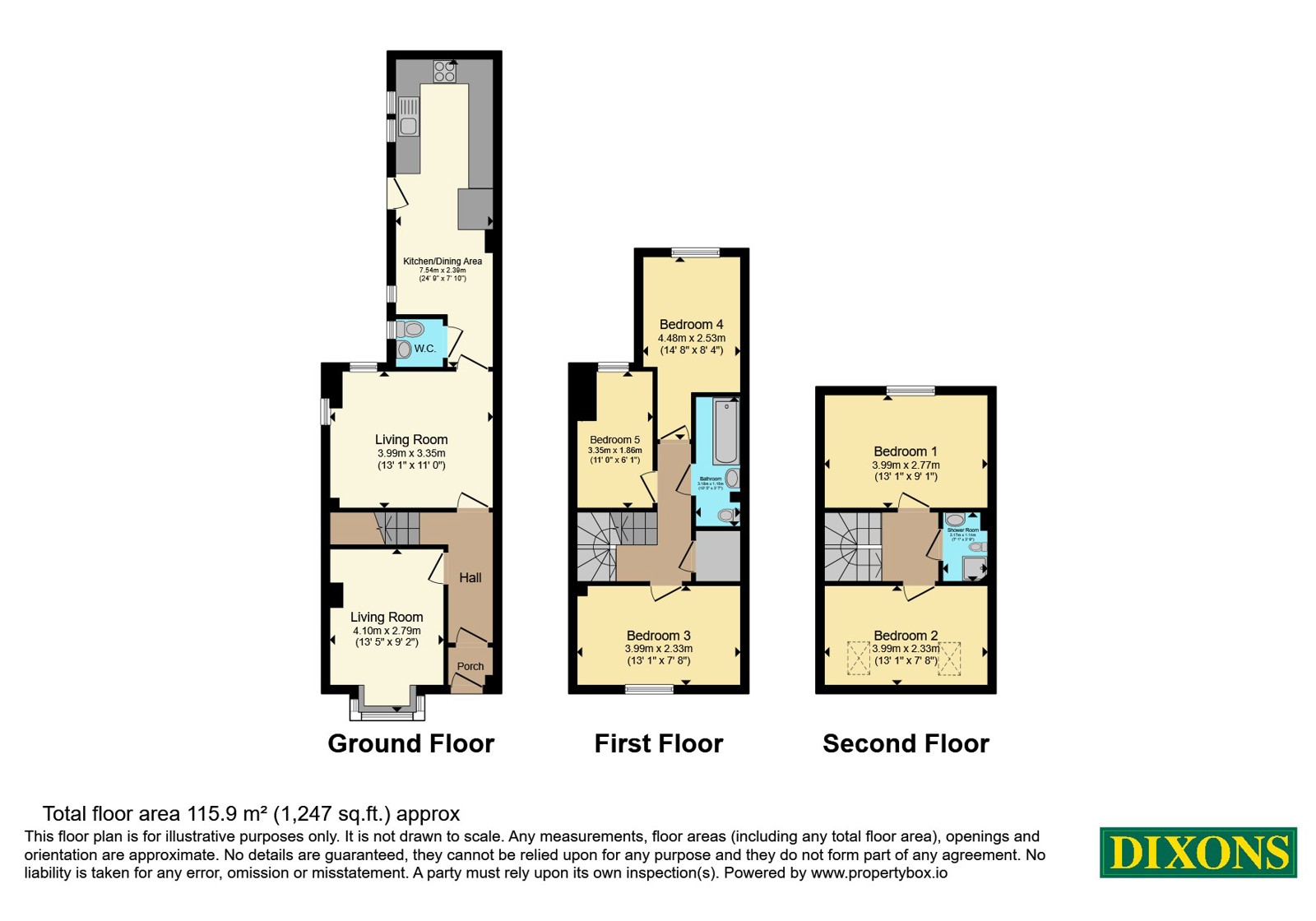 80, Station Road, West Midlands floorplan