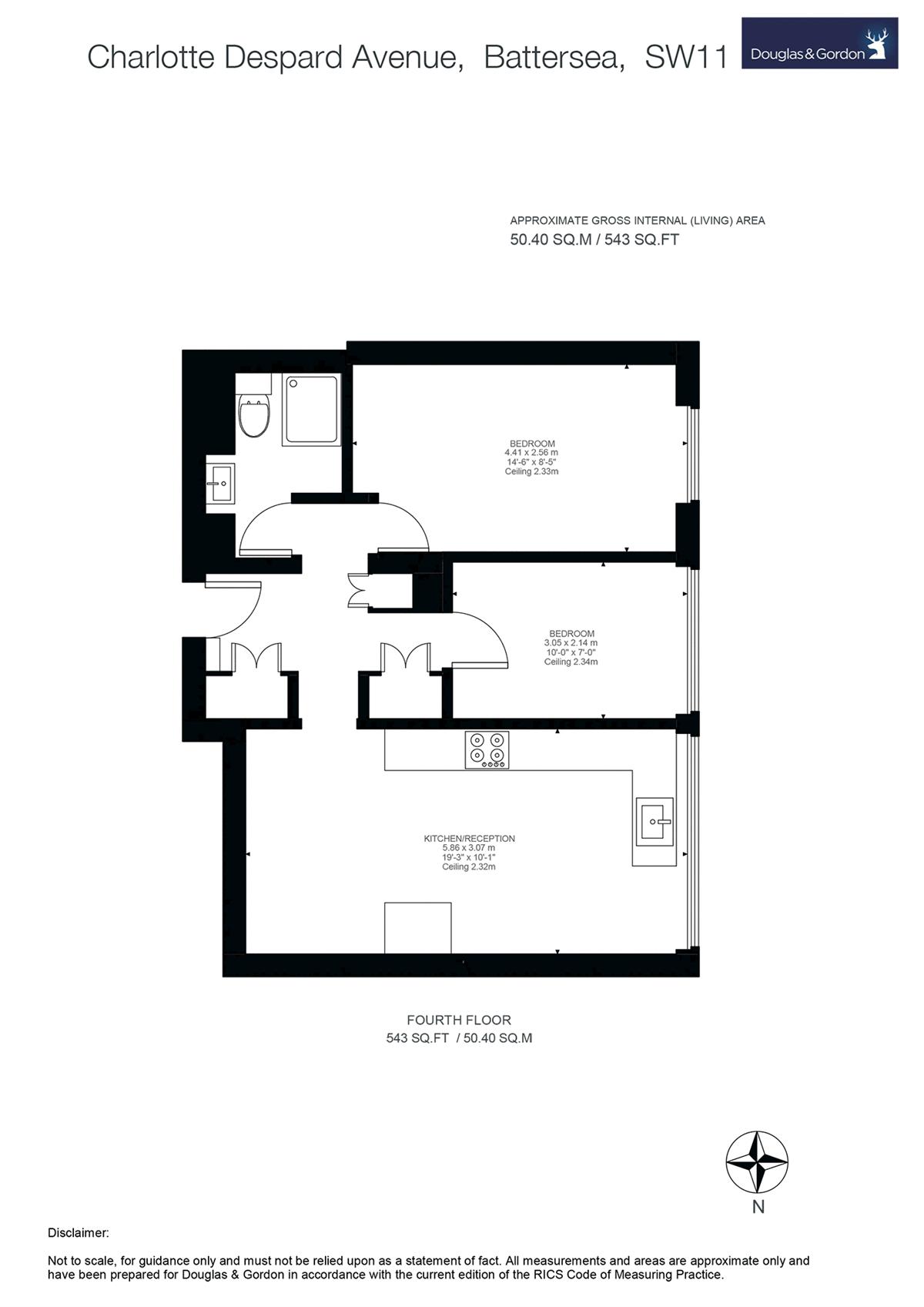 2 Bedrooms Flat for sale in Charlotte Despard Avenue, London SW11