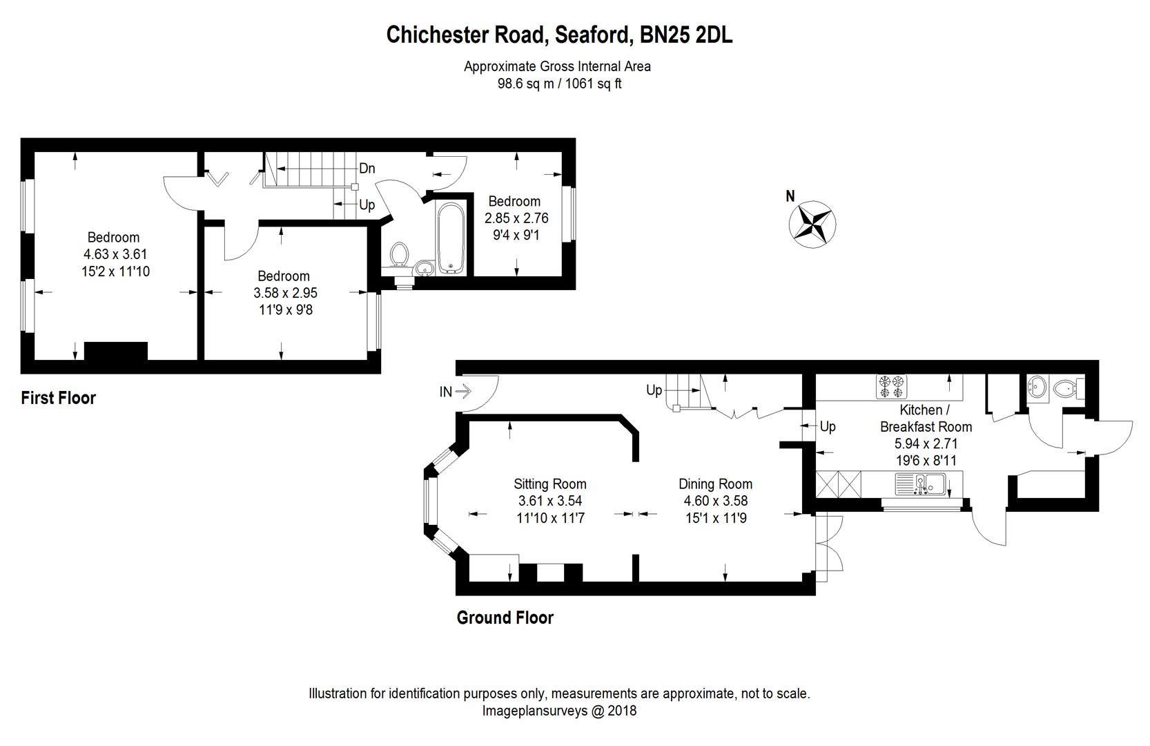 3 Bedrooms Terraced house for sale in Chichester Road, Seaford BN25