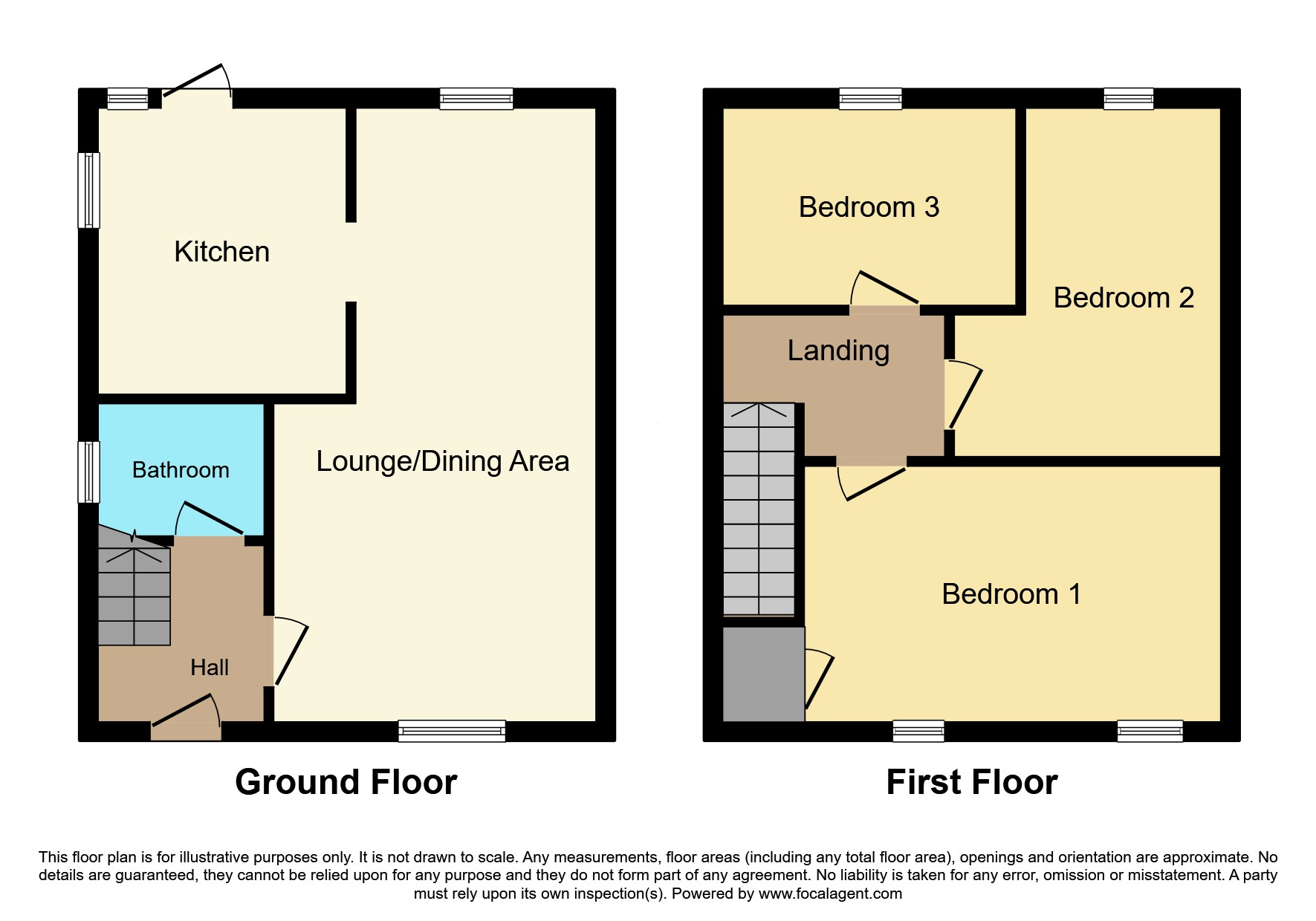 41, Merkland Drive, Glasgow floorplan