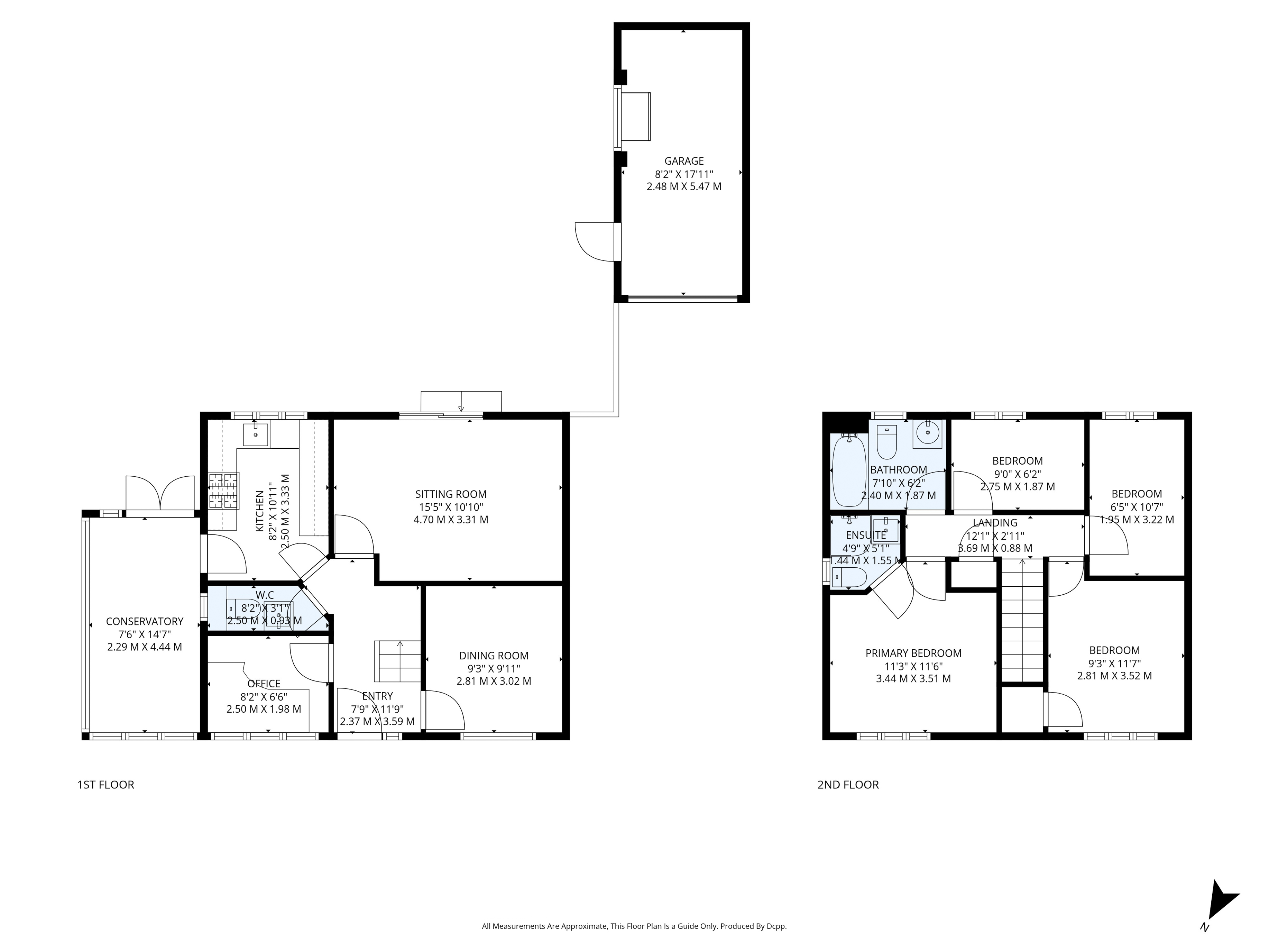 13, Ruskin Close, Stowmarket floorplan