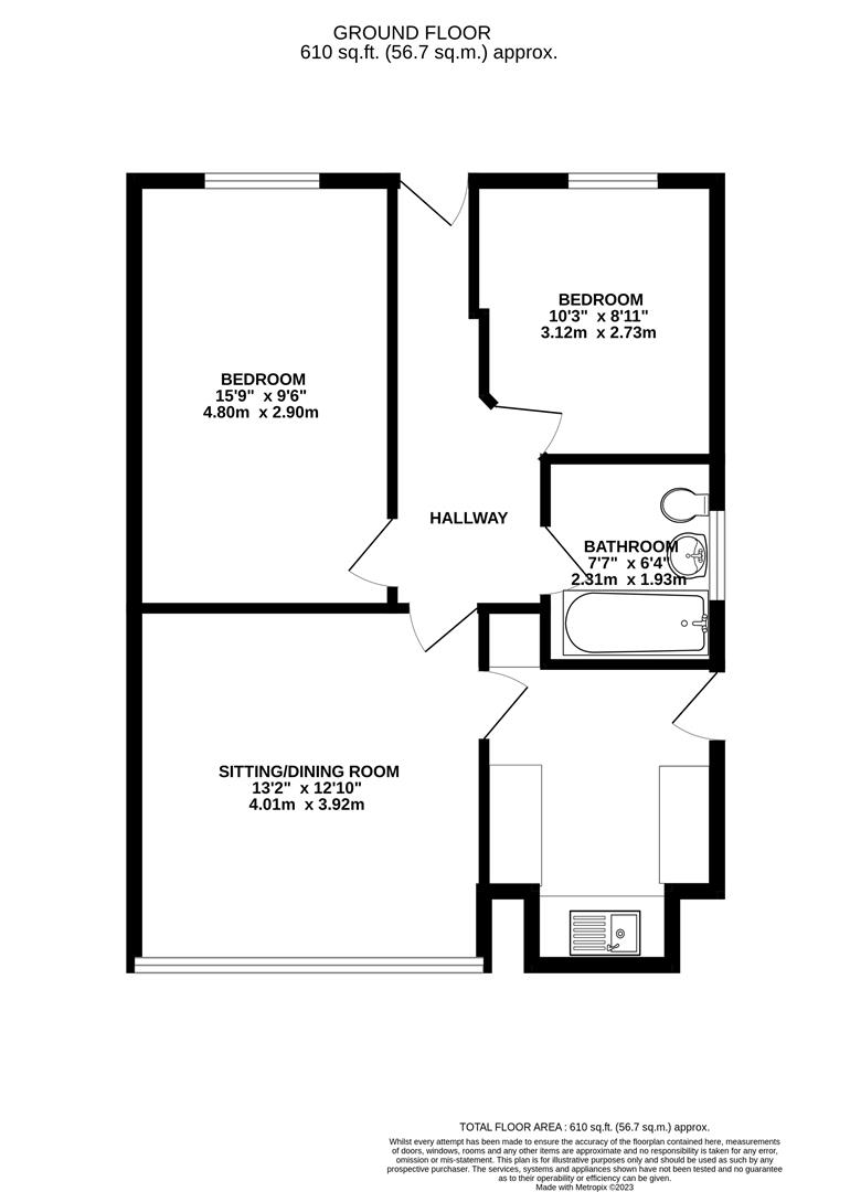 126, Alan Avenue, Manchester floorplan