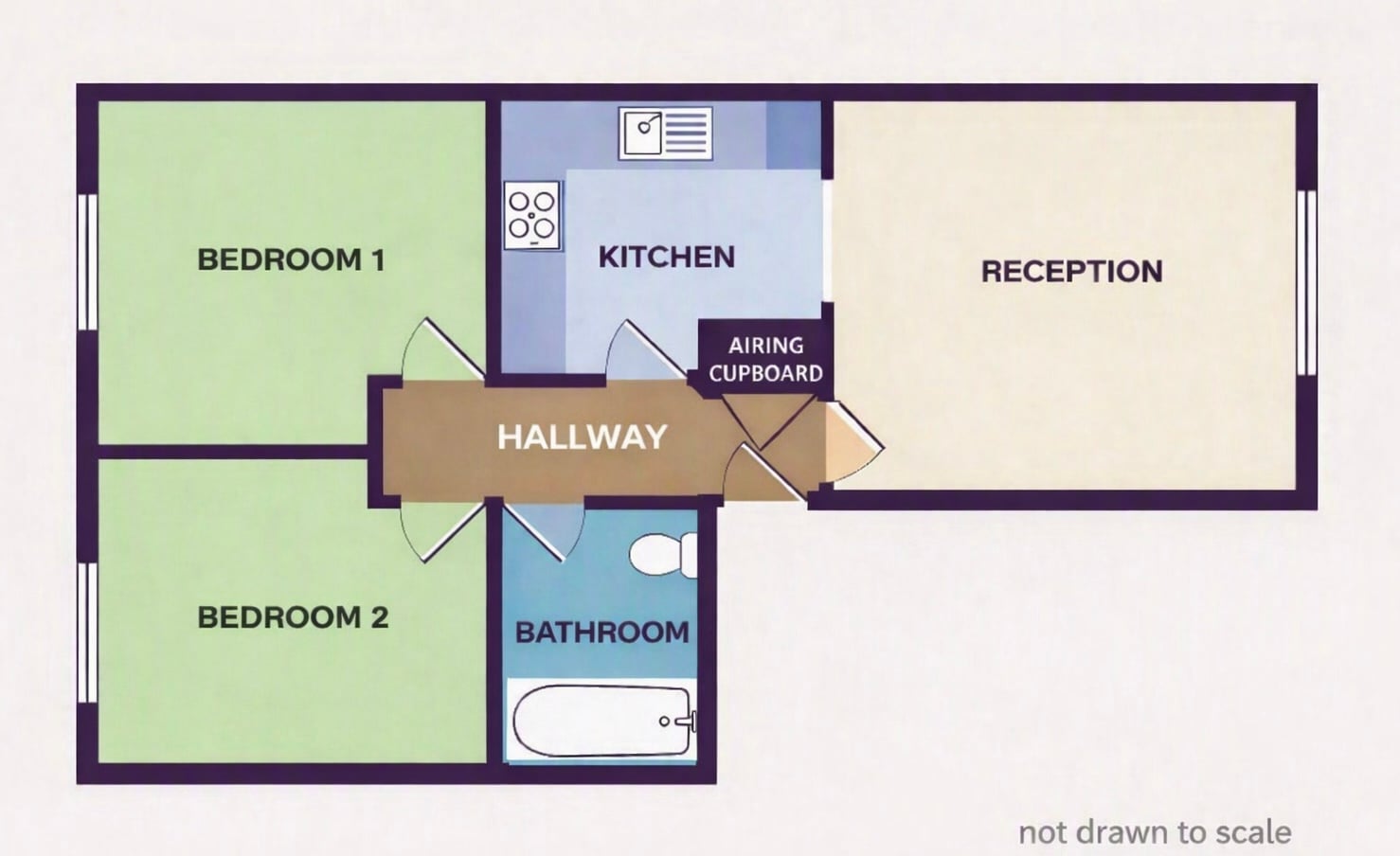 Flat 2, Forest Court, Newport floorplan