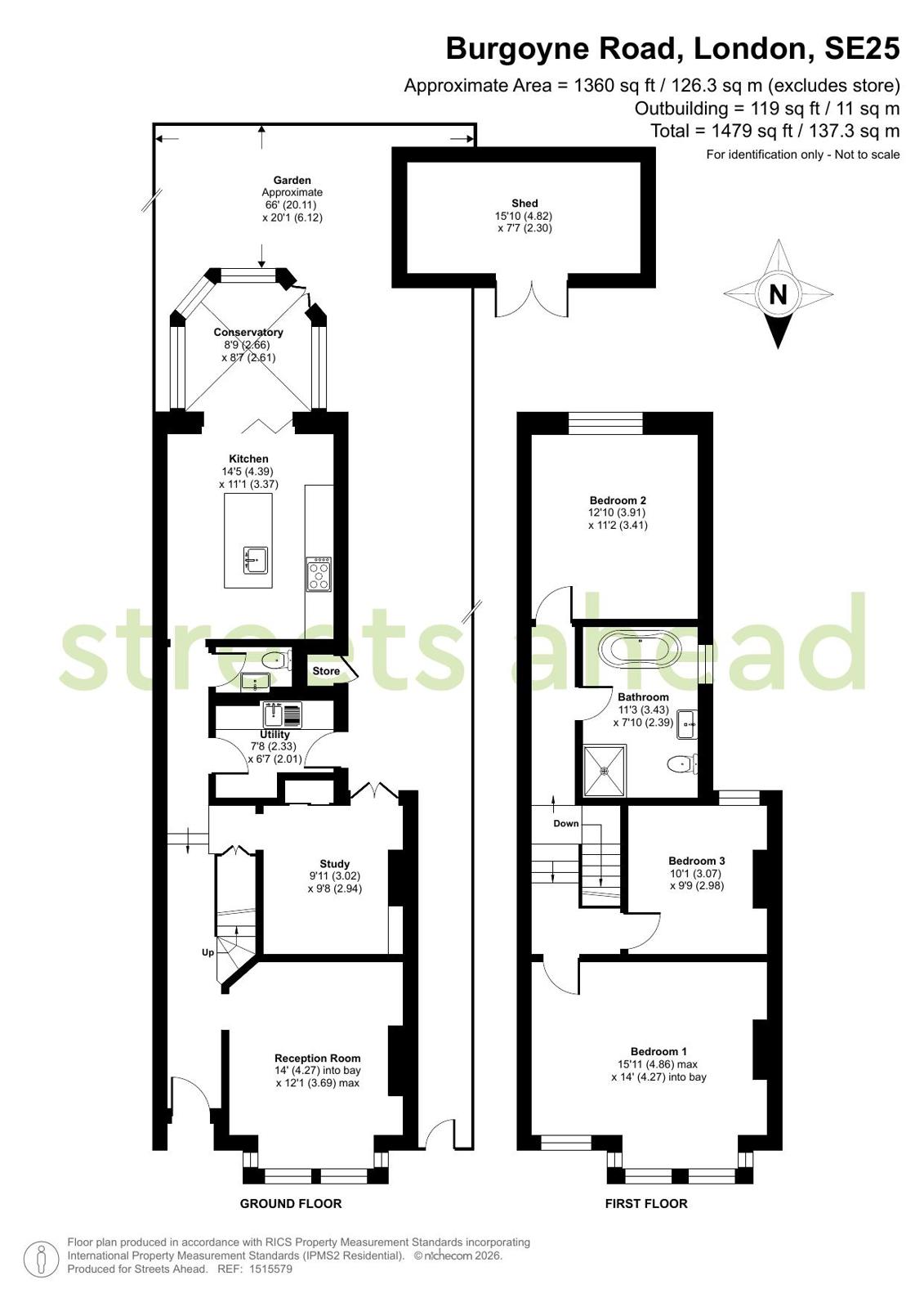 20, Burgoyne Road, London floorplan