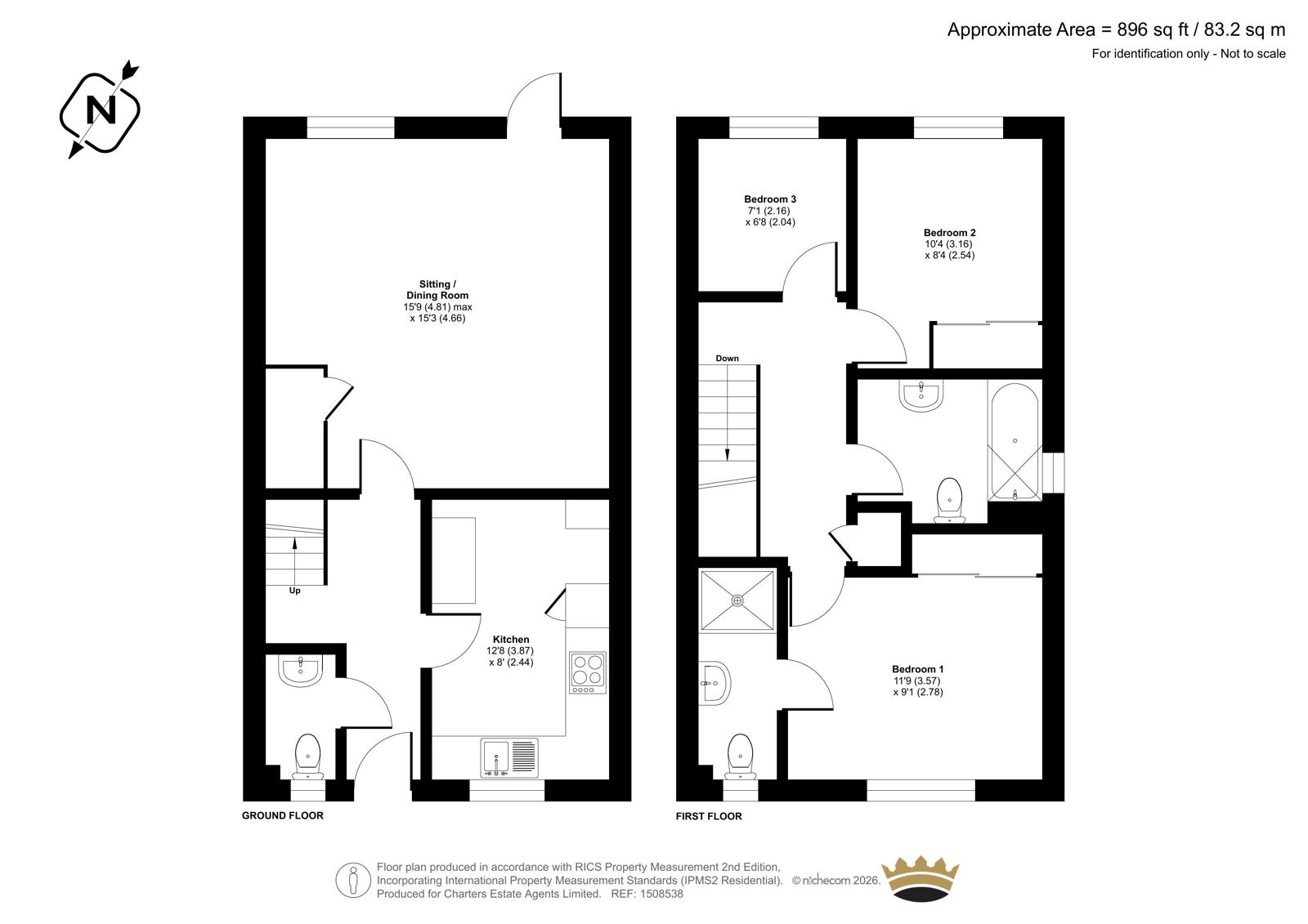220, Knowle Avenue, Fareham floorplan