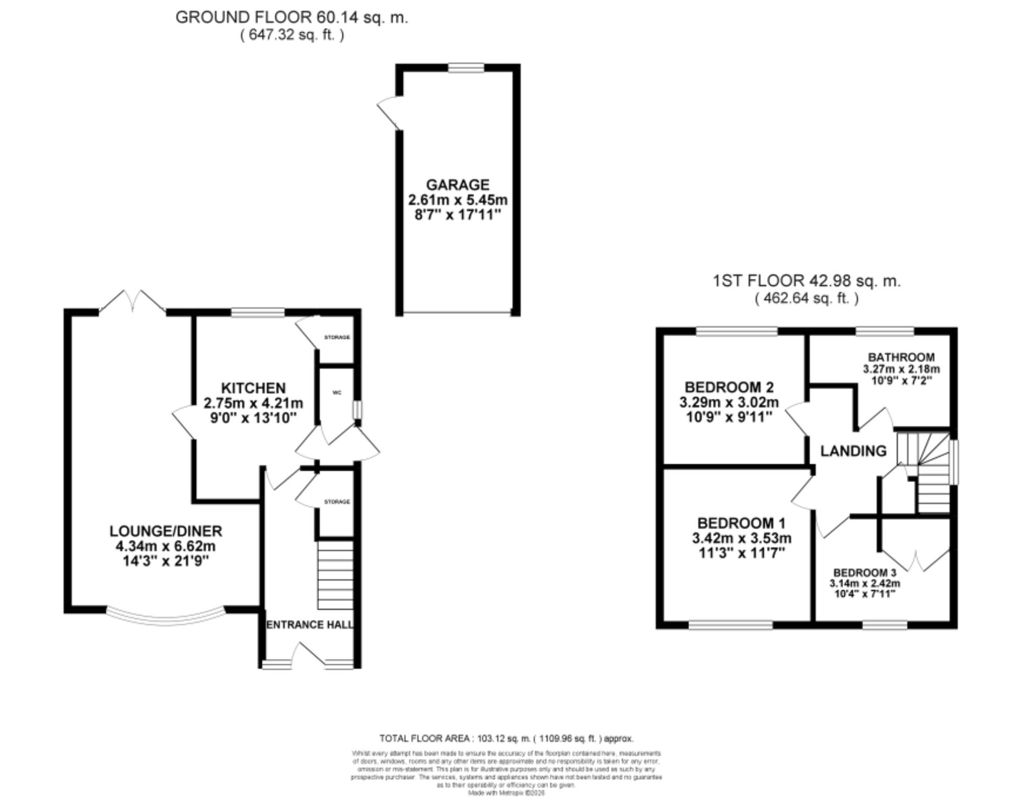 2 Perthy Grove, Stoke-On-Trent floorplan